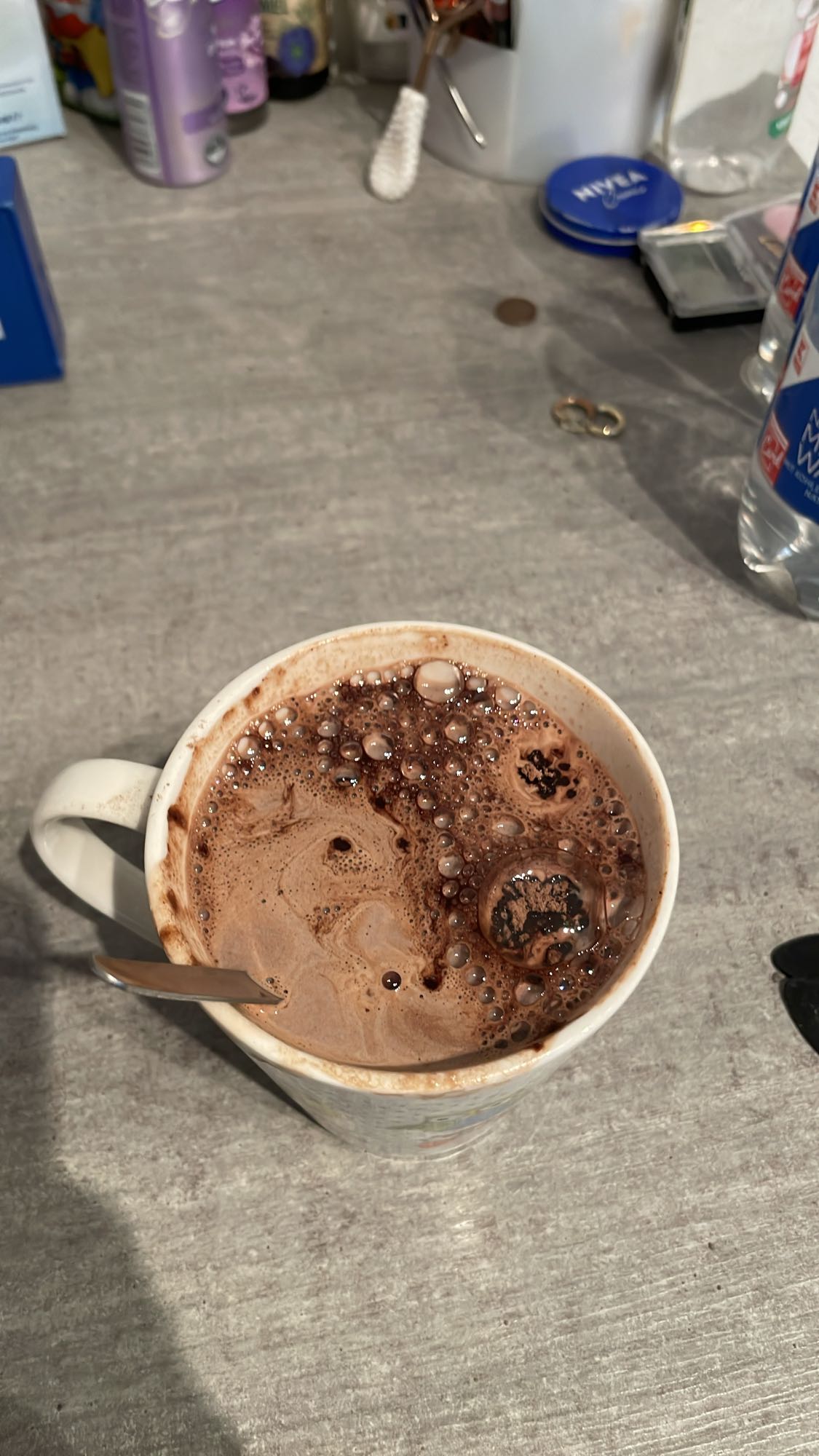 Taza de chocolate caliente