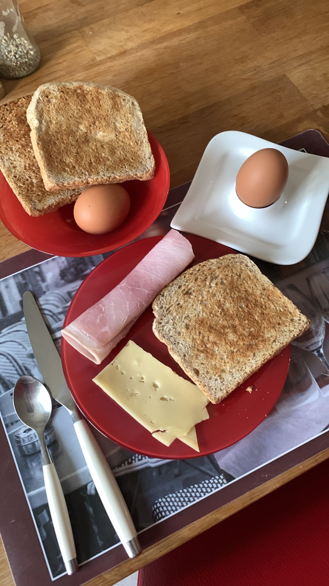 Petit déjeuner toasté