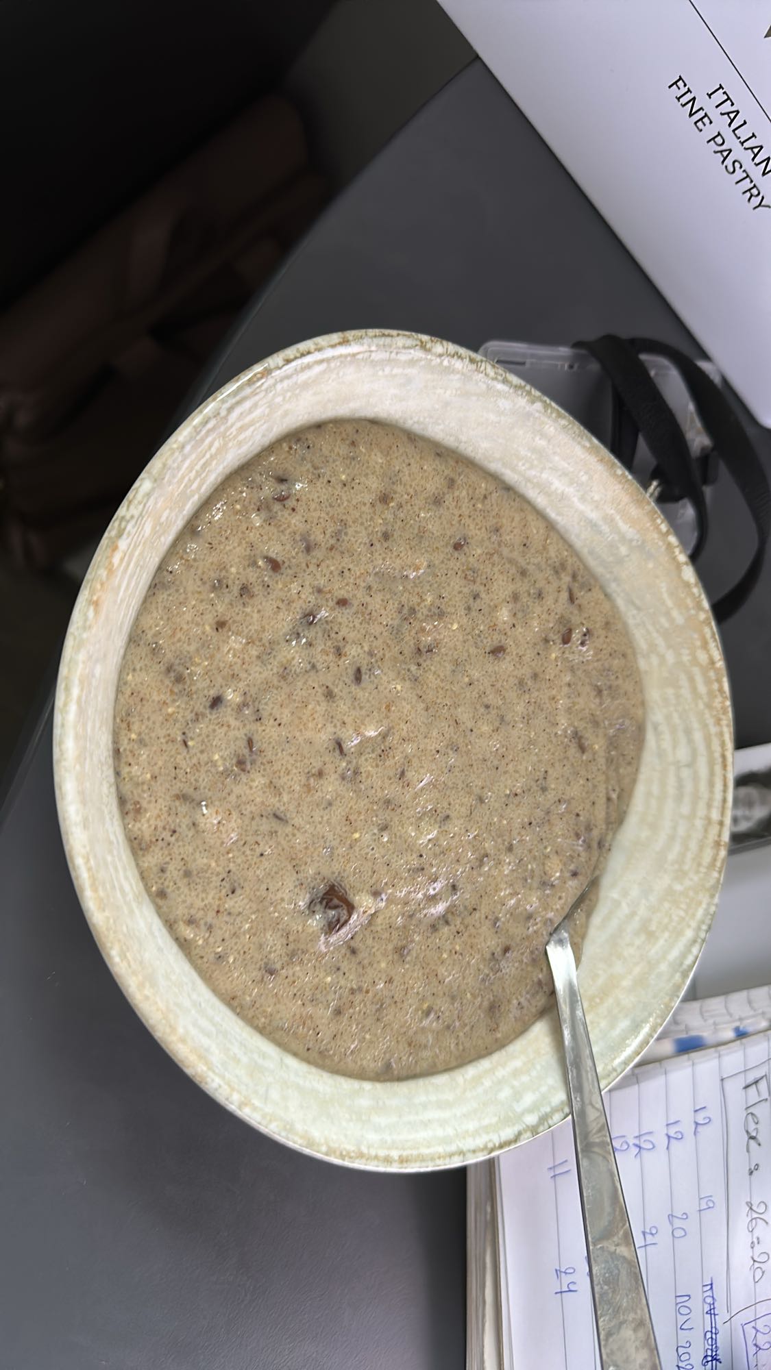 Havregrynsgröt med frön