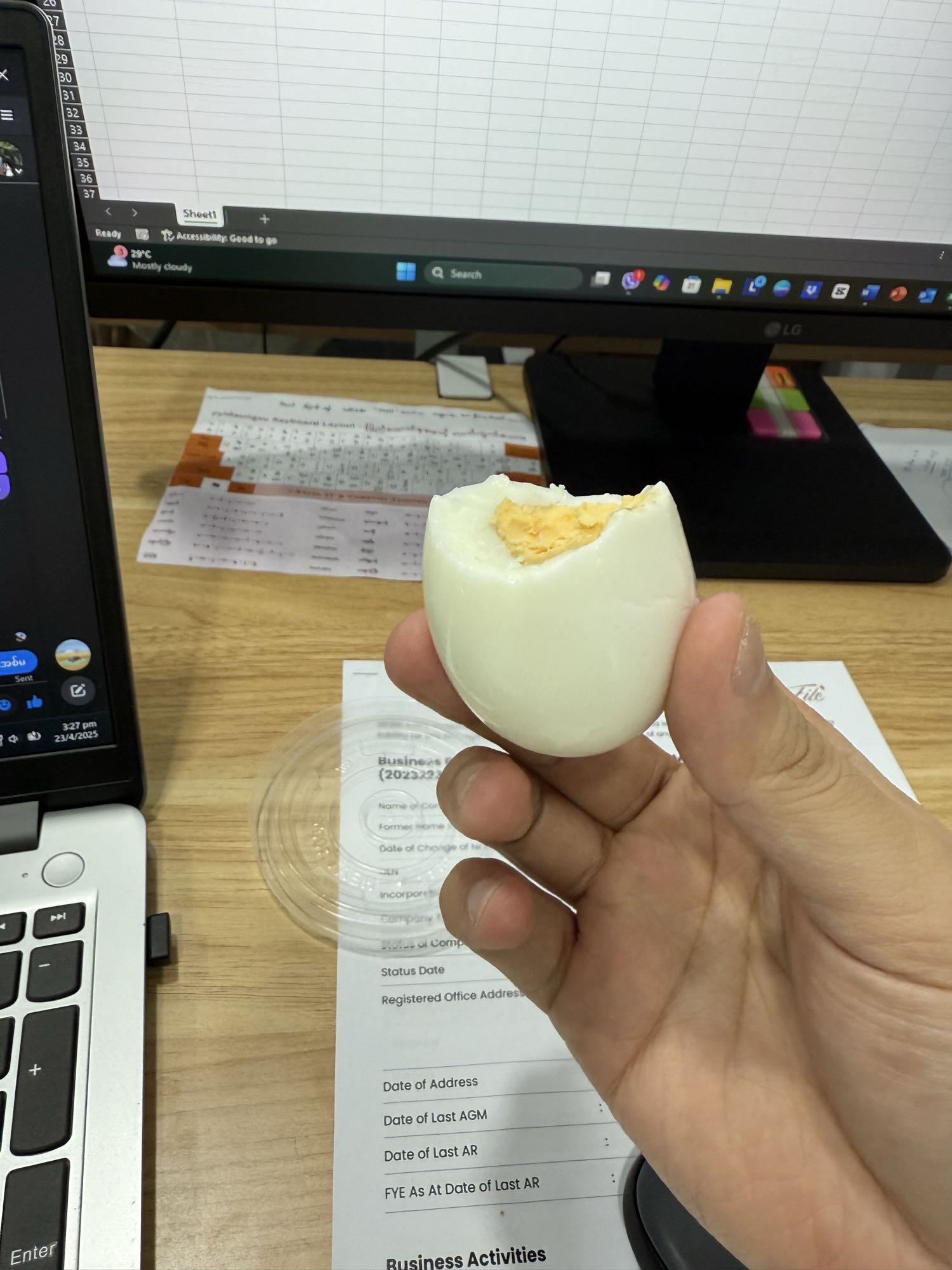 Boiled Egg Snack