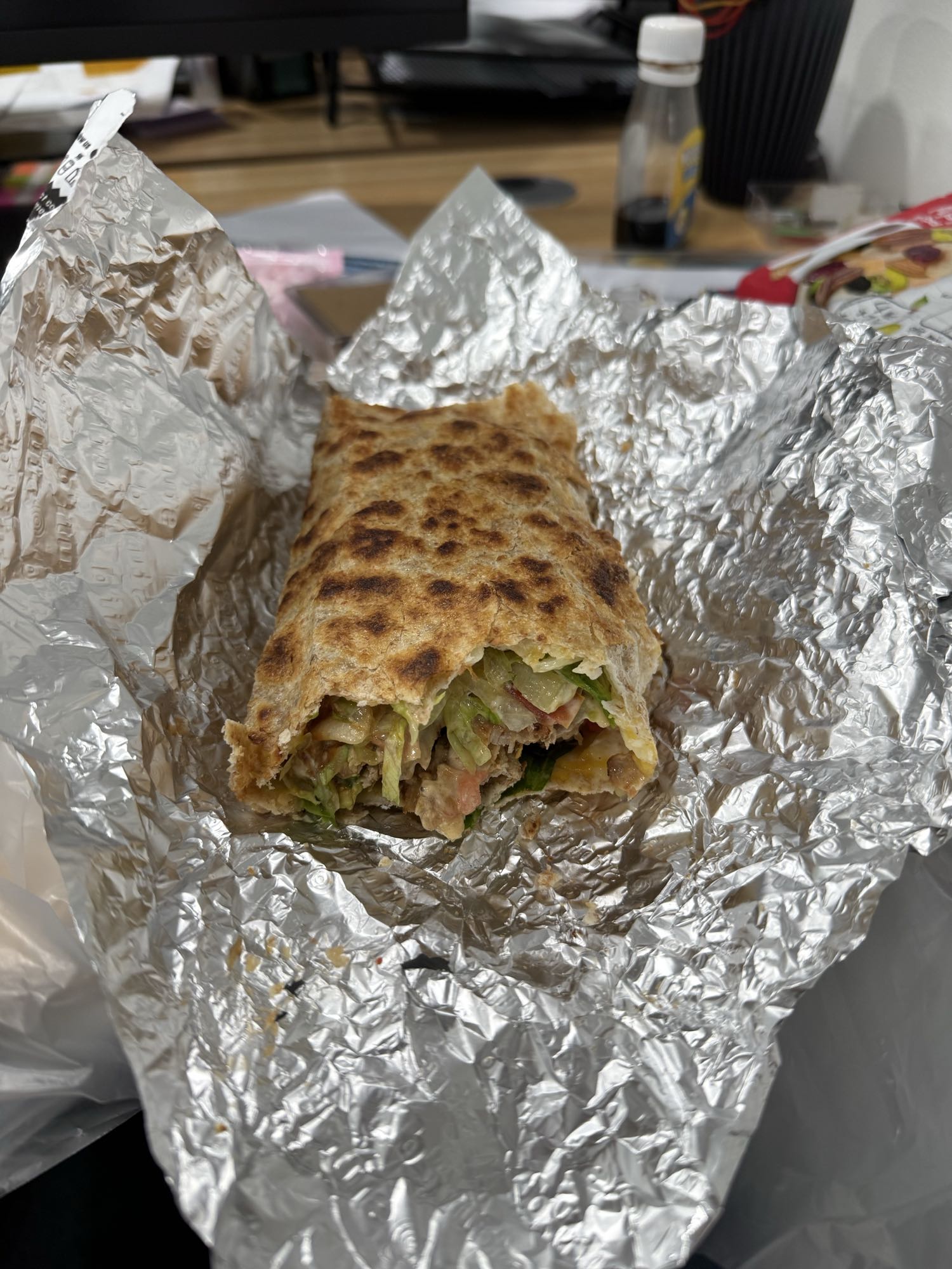 Chicken Quesadilla with Wholemeal Wrap