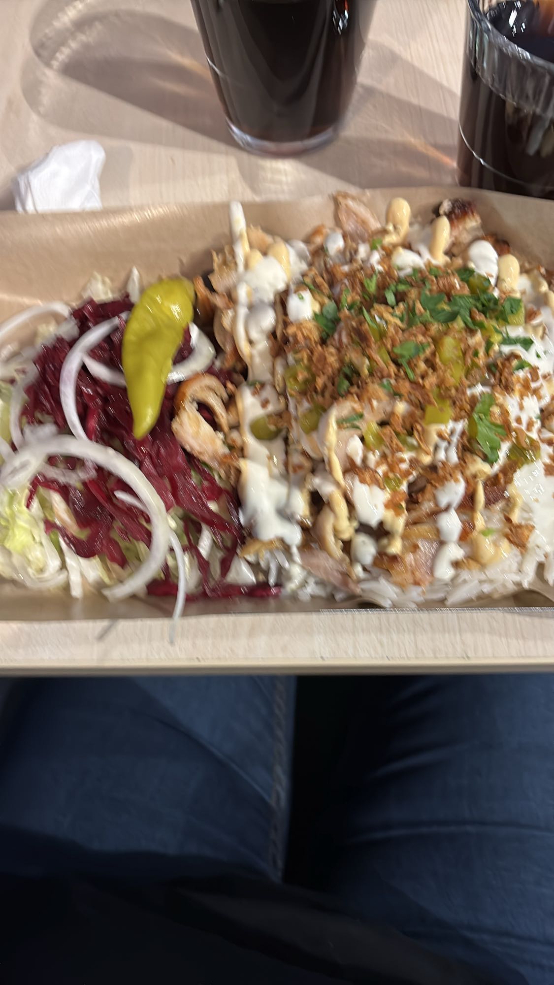 Kycklingtallrik med sås