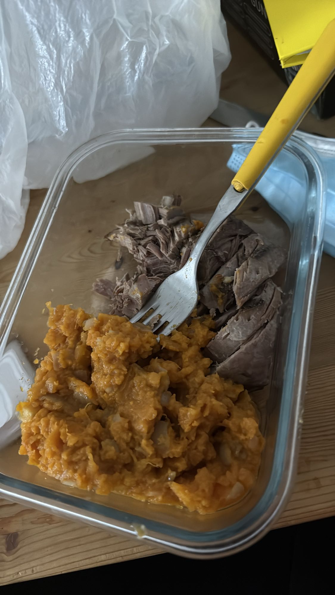 Marhahús édesburgonyával