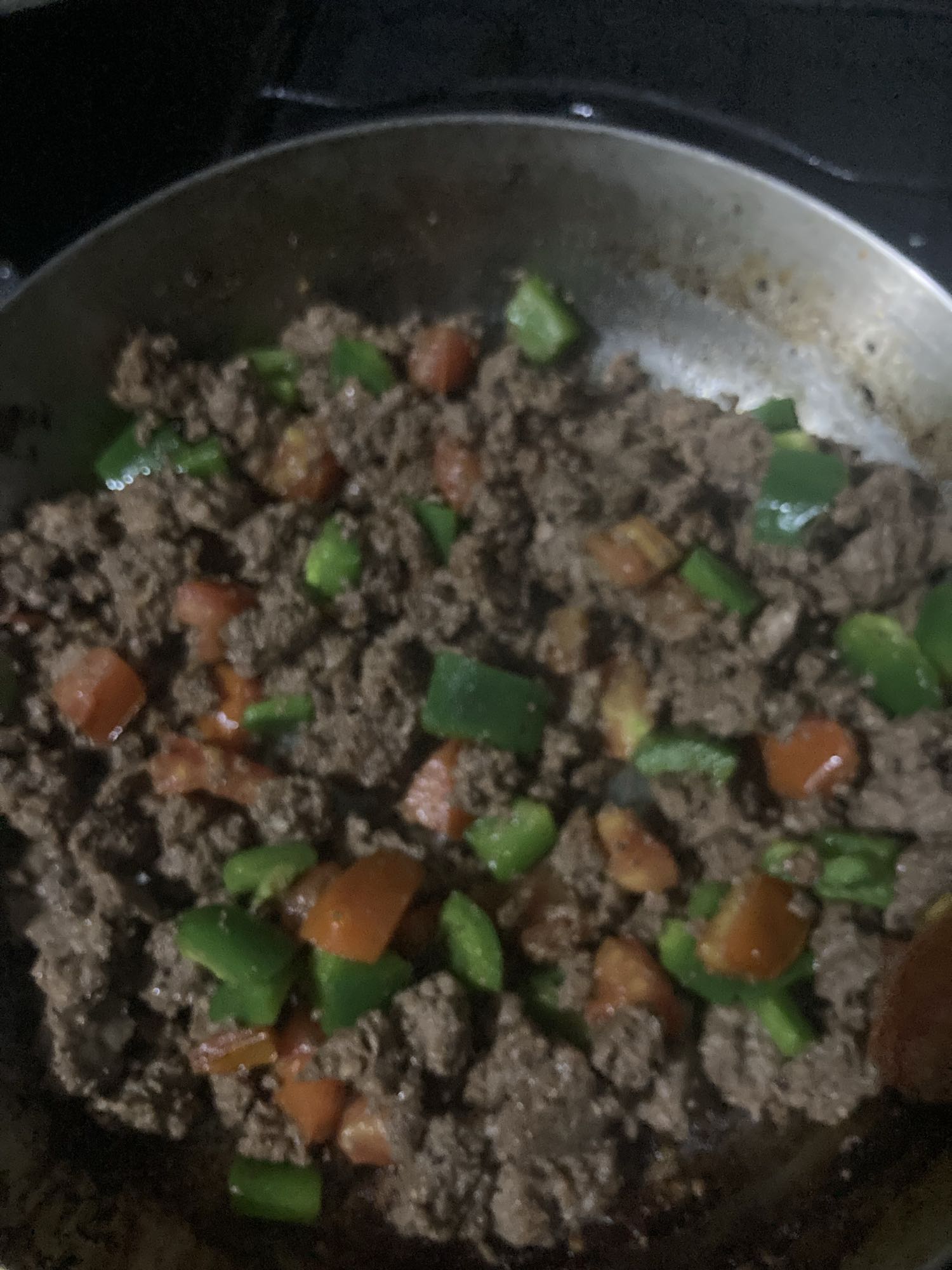 Carne con pimientos
