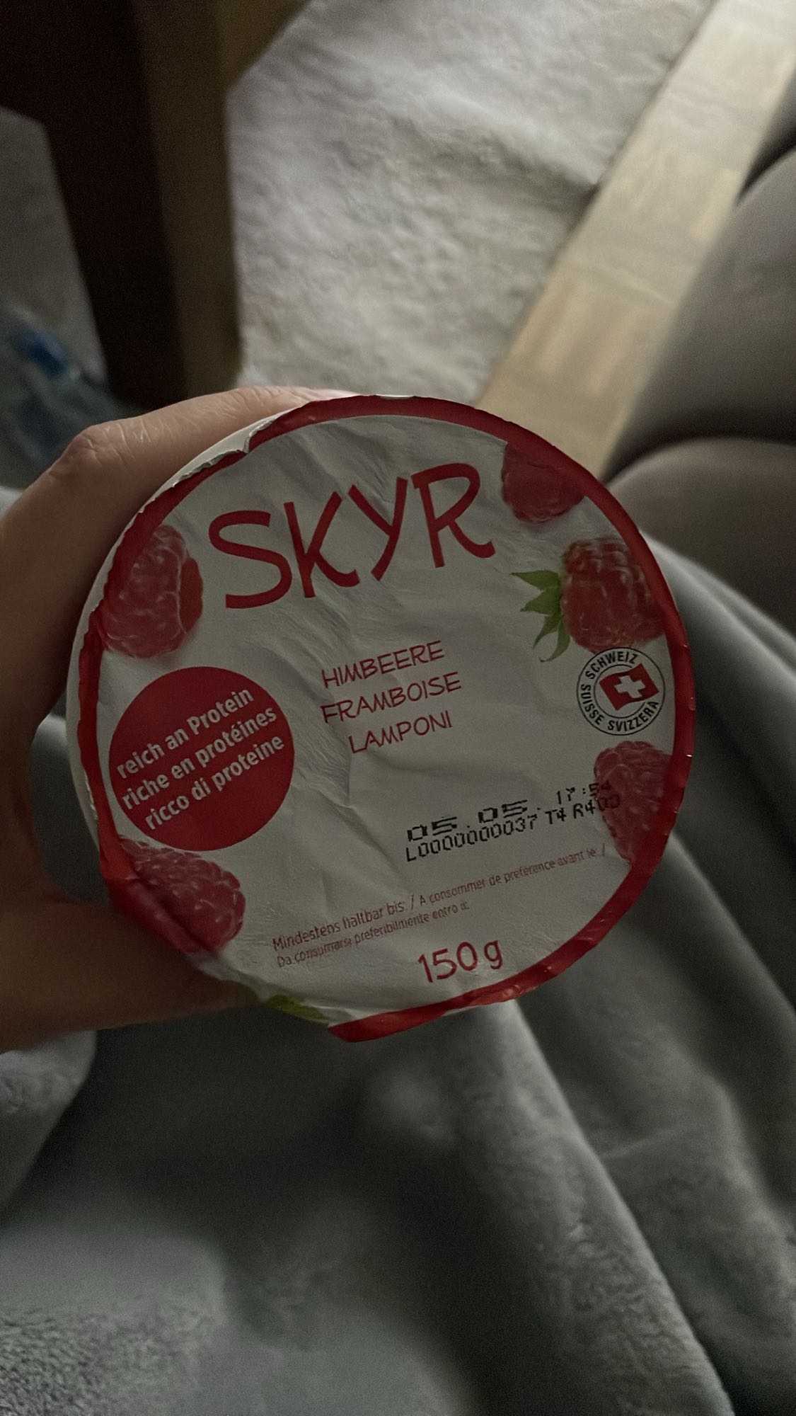 Skyr Himbeere Becher