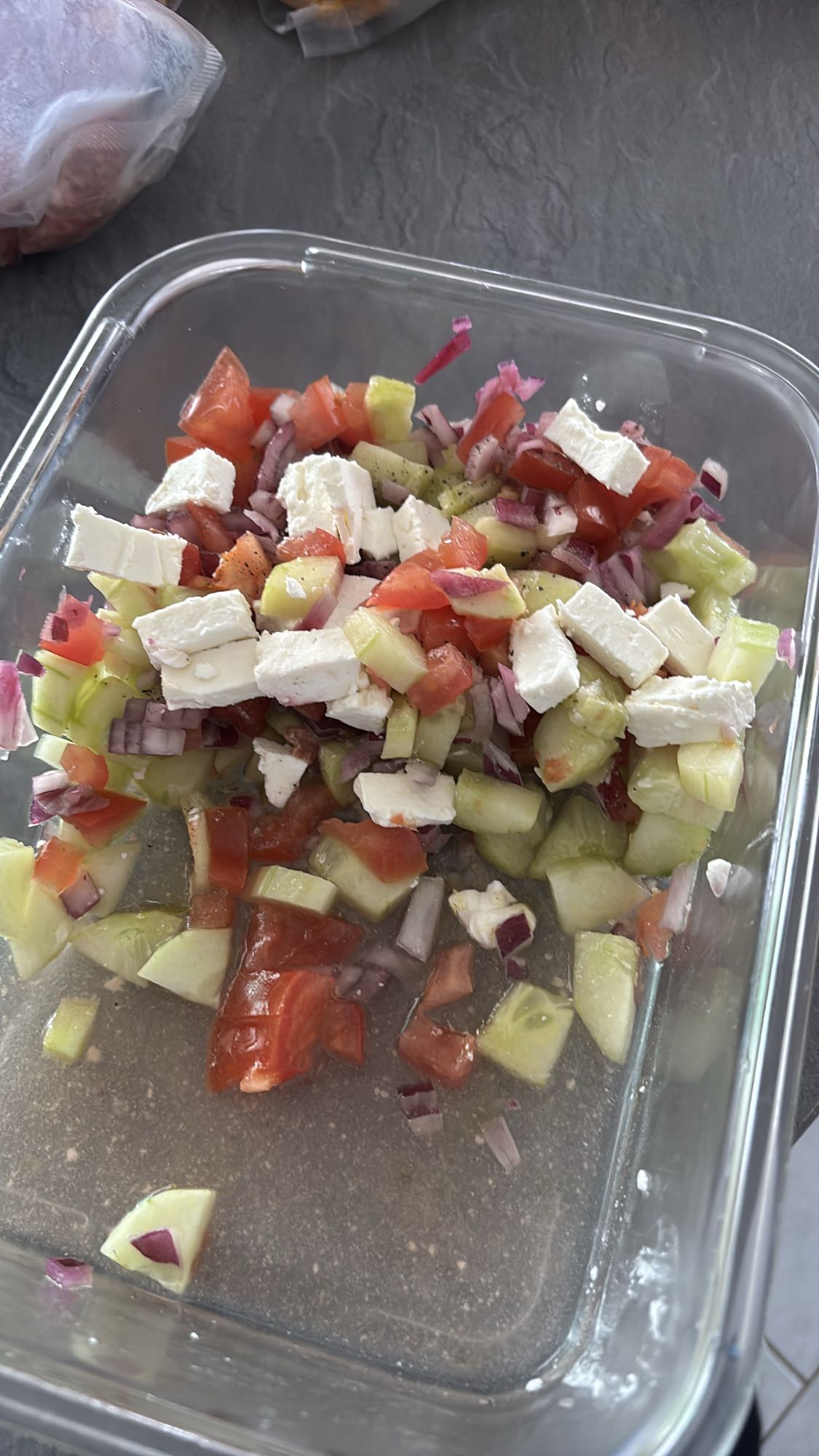 Salade grecque fraîche