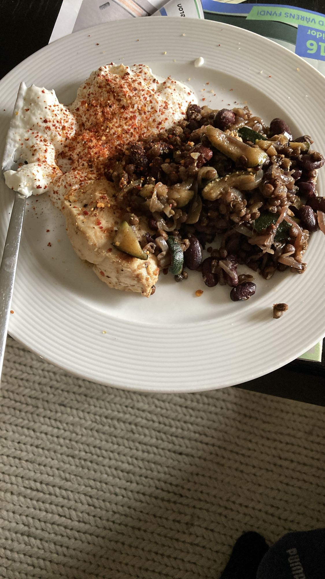 Kyckling med bönröra