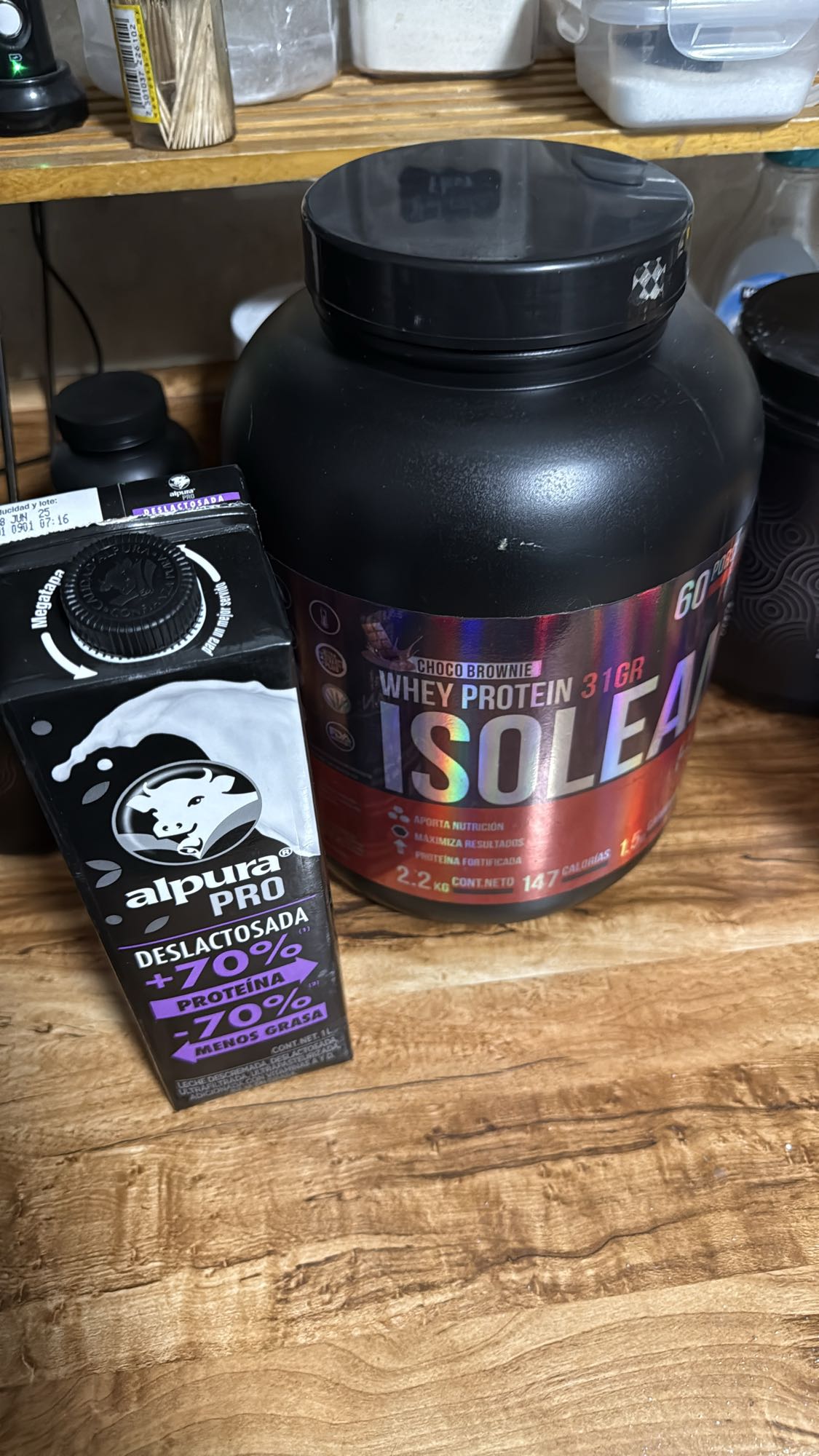 Batido proteico choco