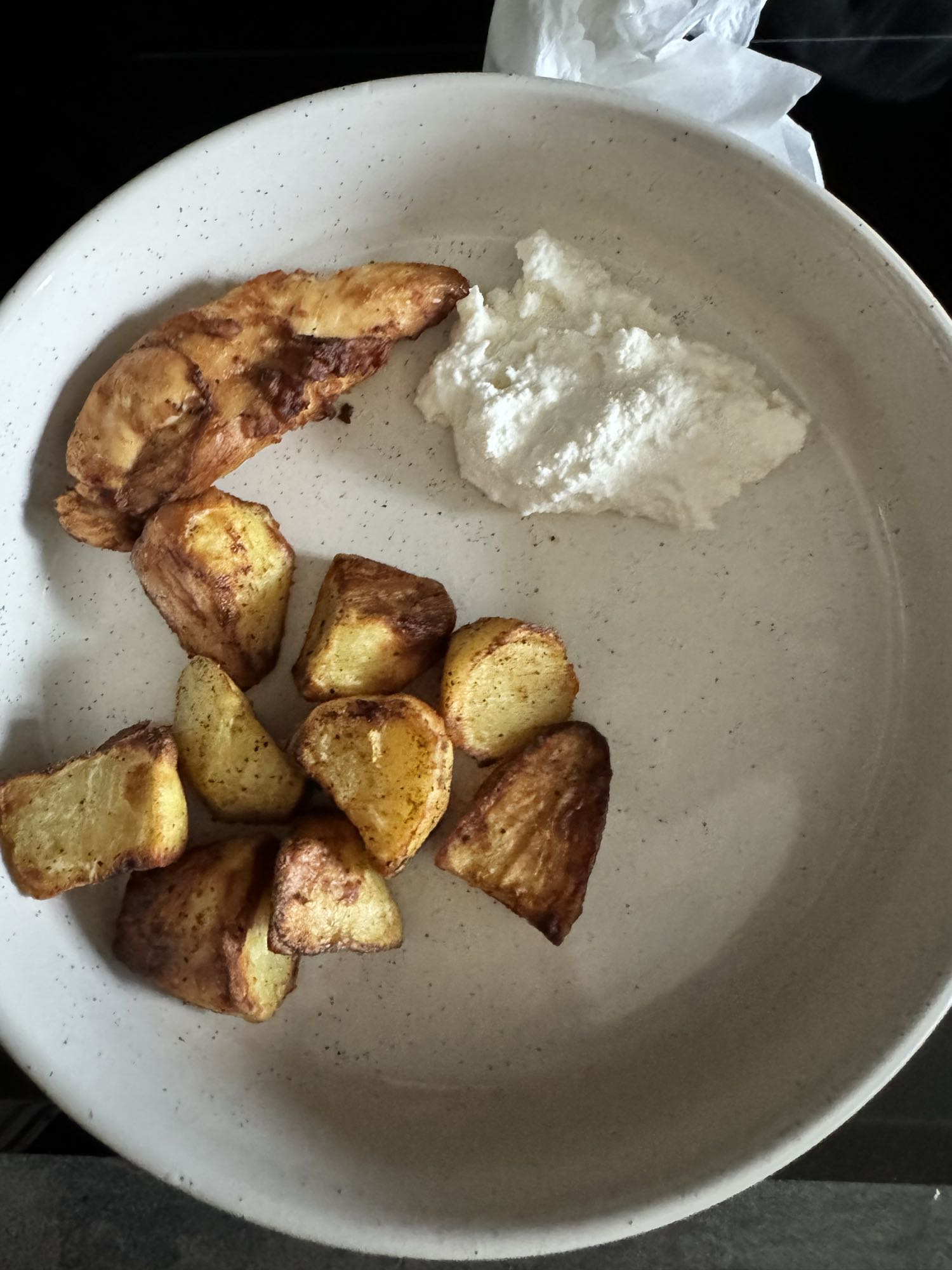 Cartofi cu pui și brânză