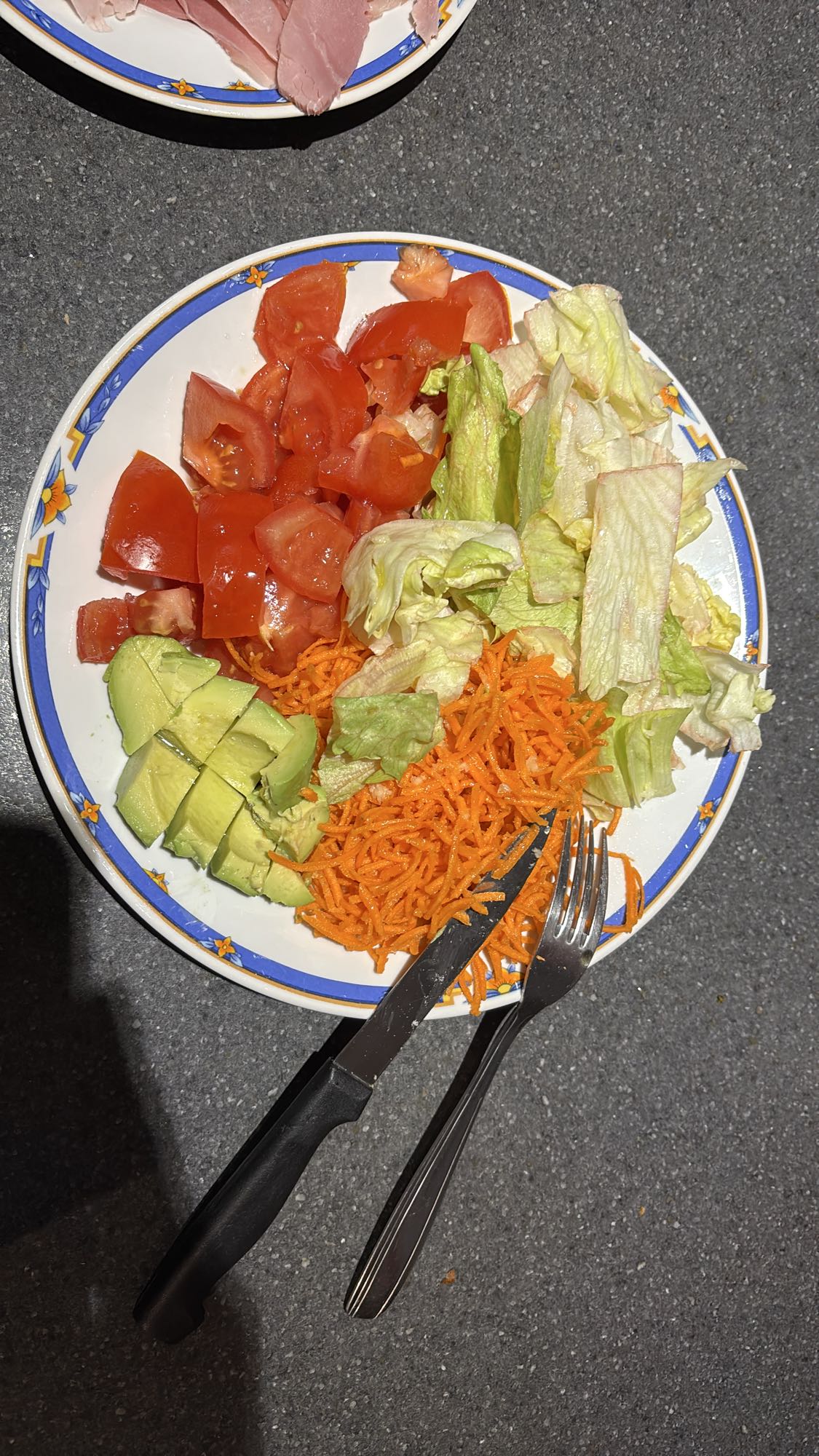 Salade fraîche avocat