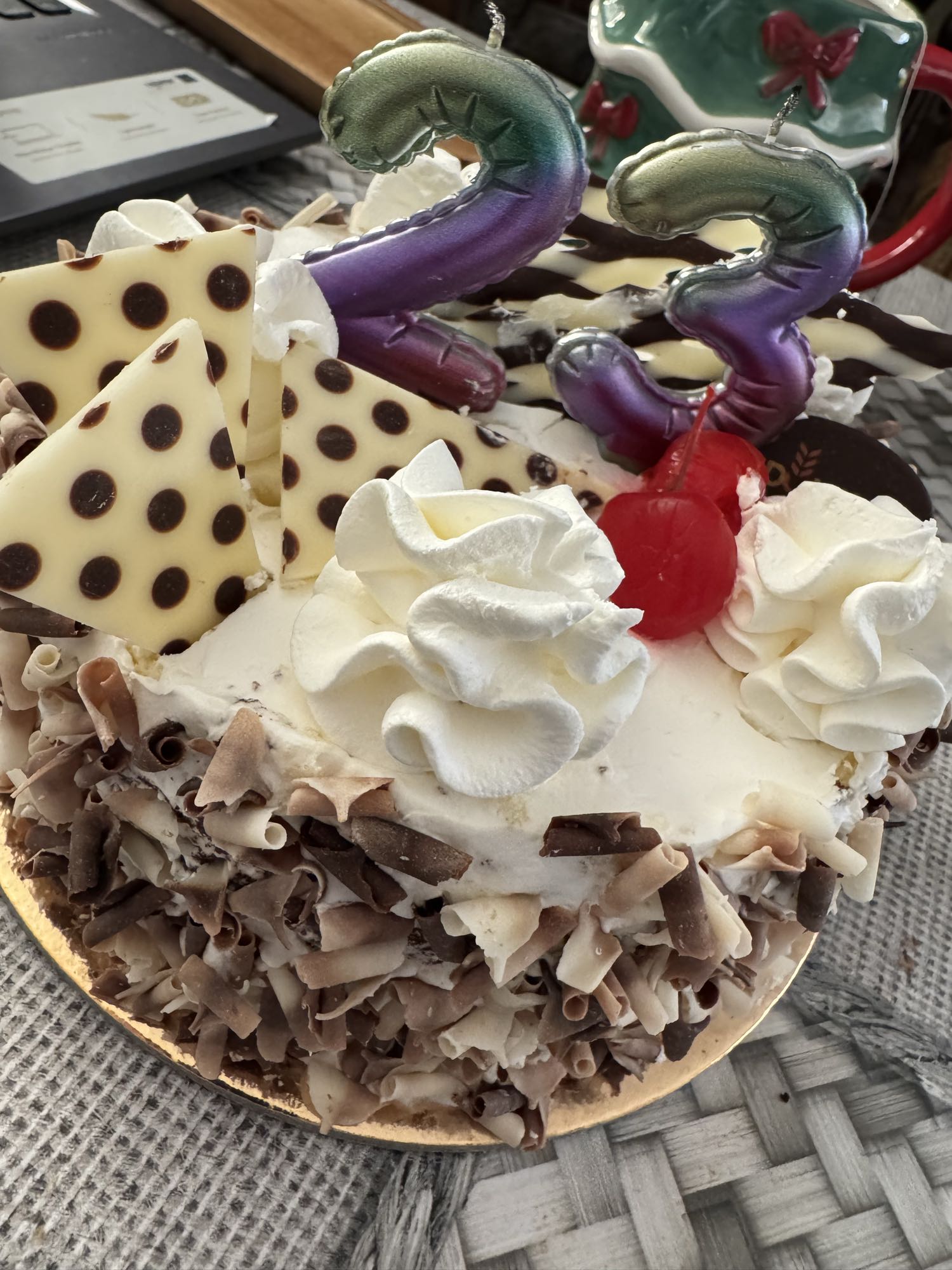 Chocolate birthday cake