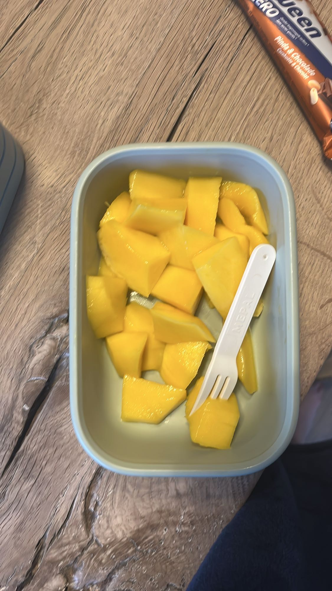 Gesneden mango snack