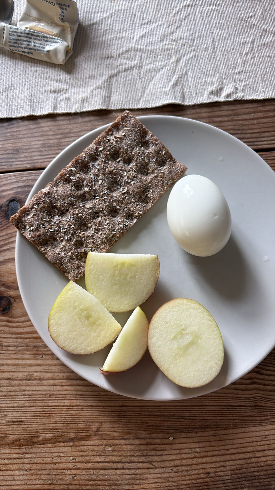 Ägg och knäckebröd