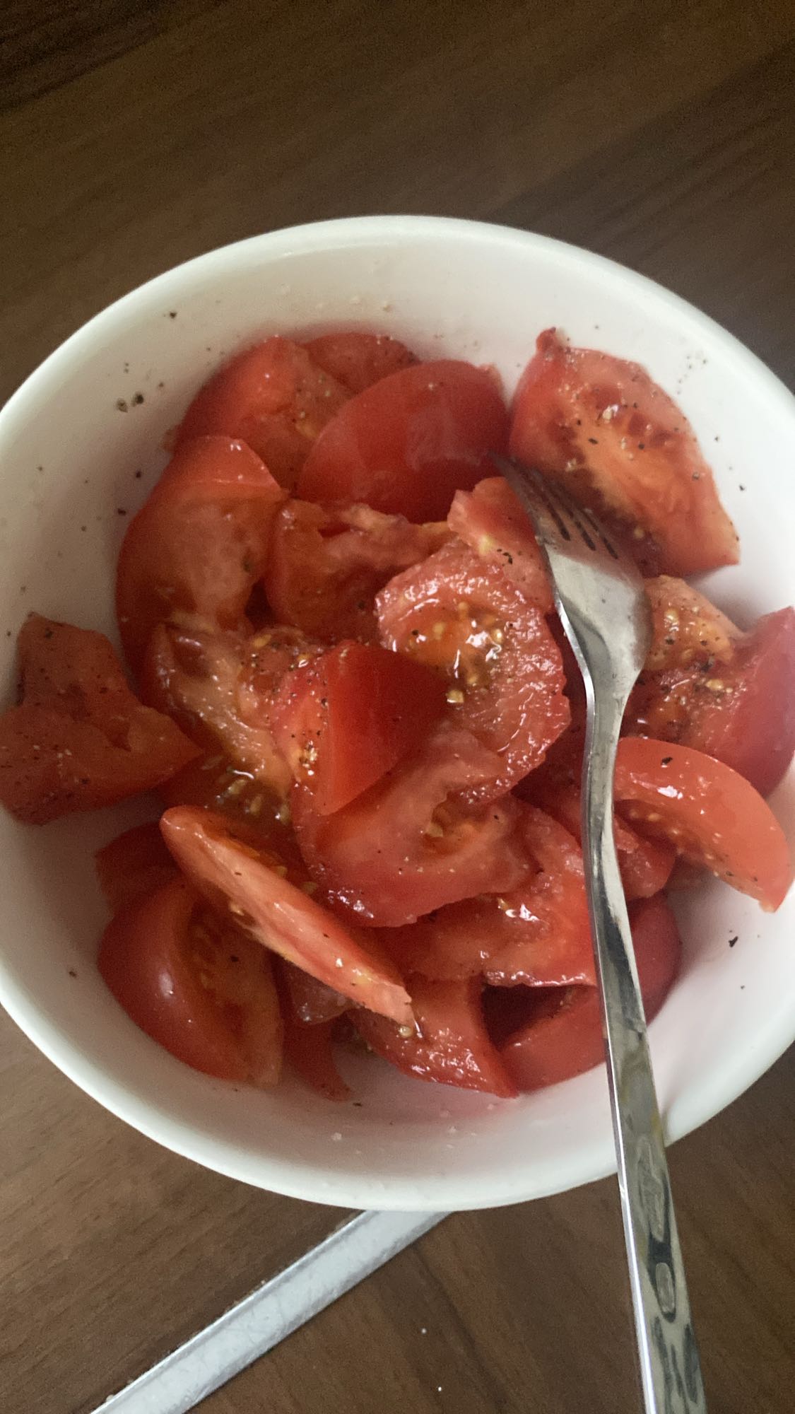 Sałatka z pomidorów