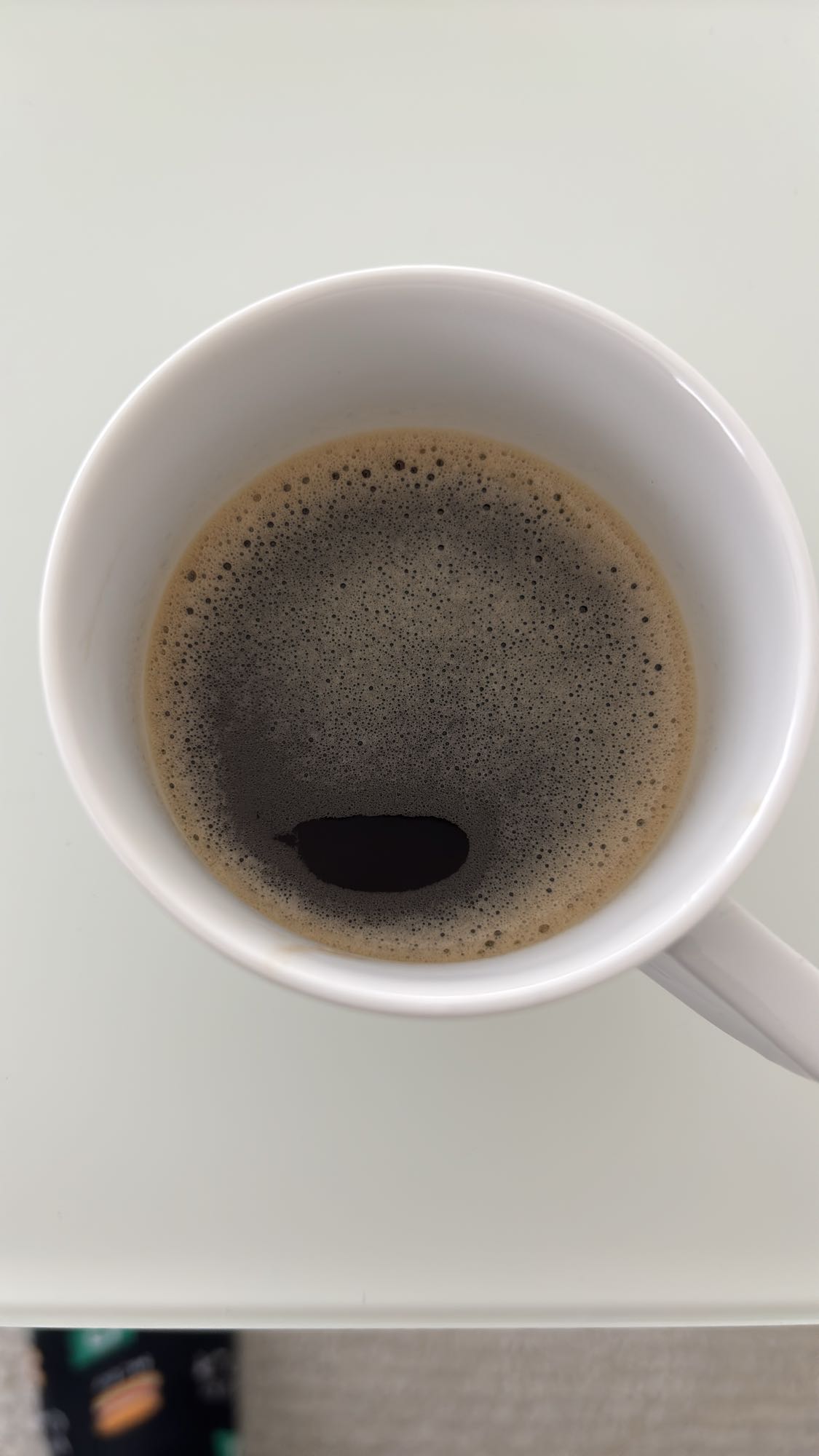 Tasse schwarzer Kaffee