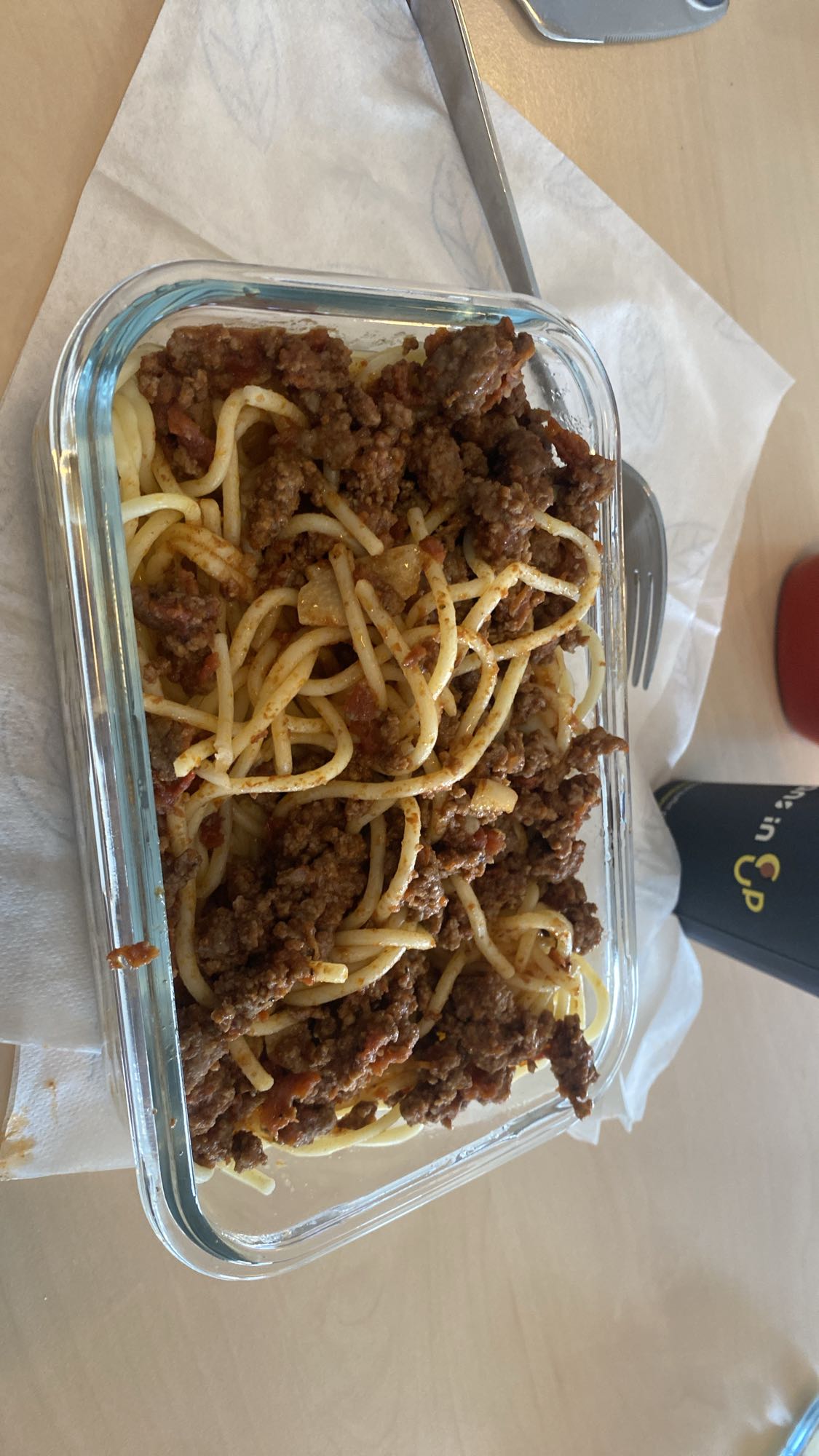 Spagetti med köttfärs