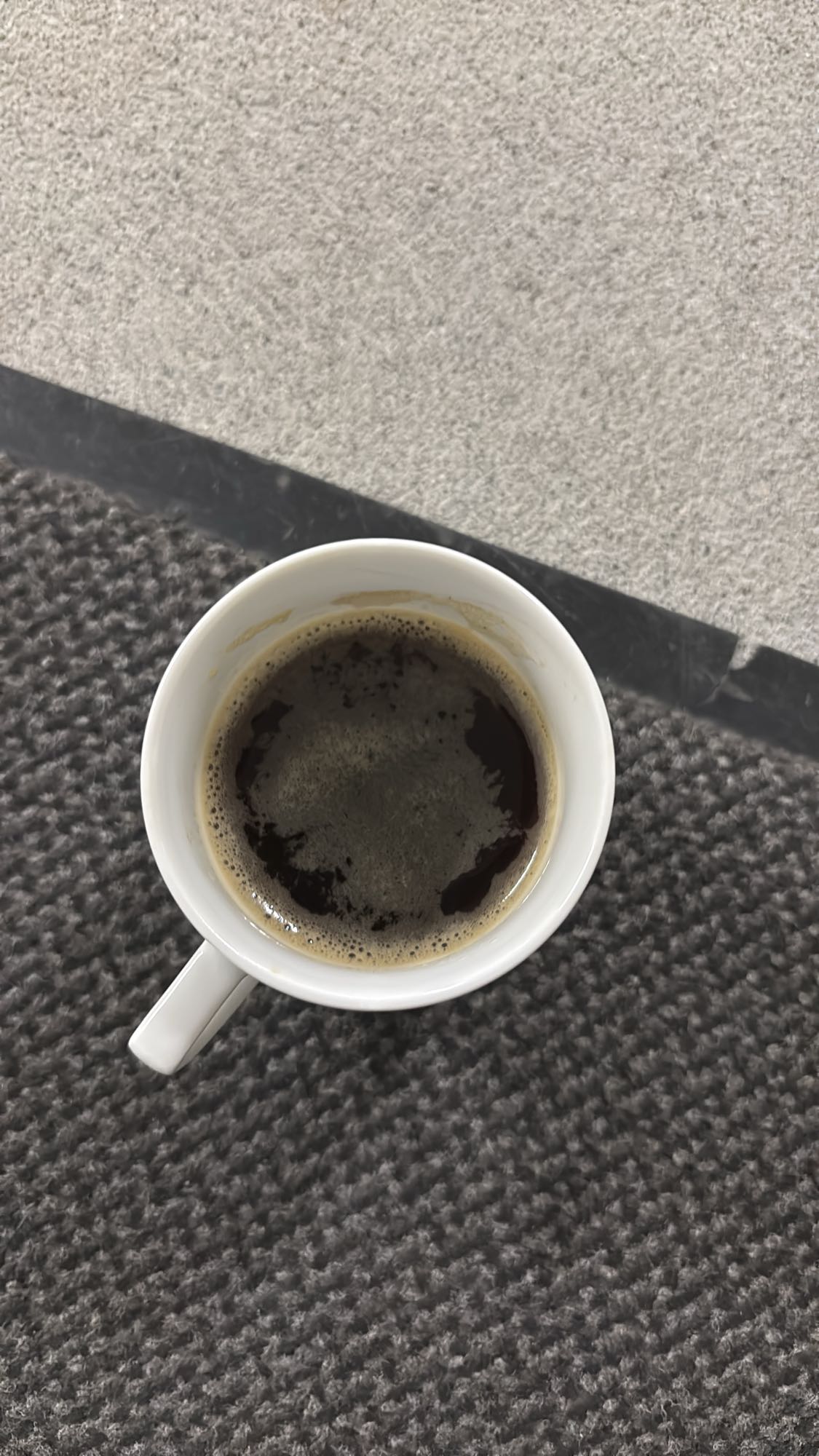 Tasse schwarzer Kaffee