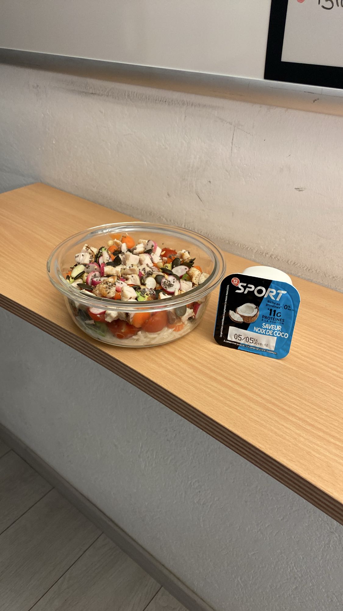 Salade poulet et yaourt