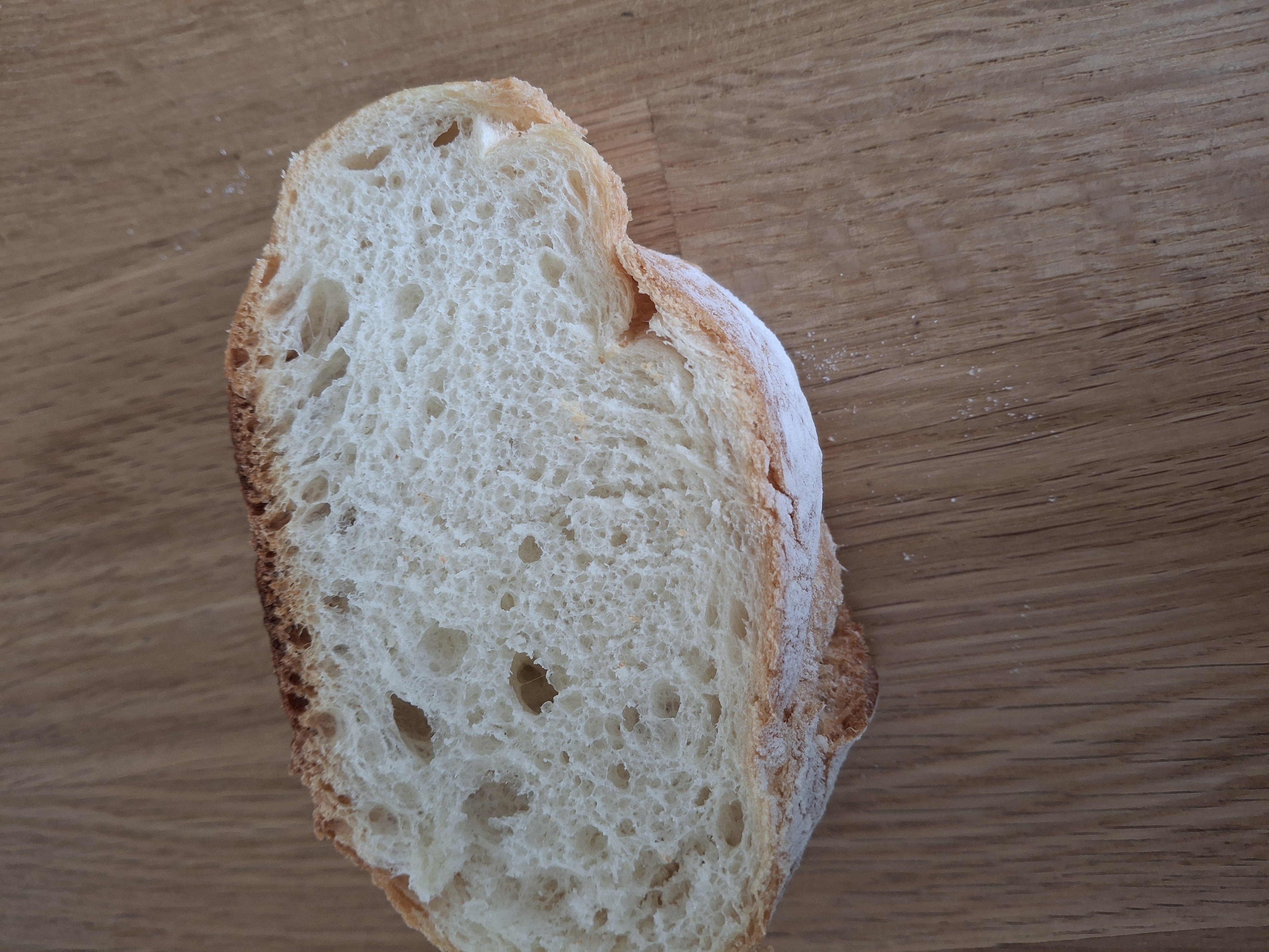 Tranche de pain blanc