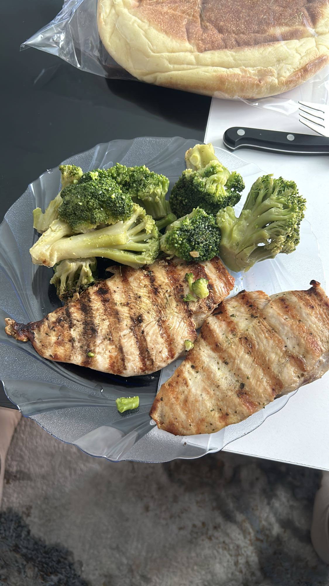 Grilled Chicken & Broccoli