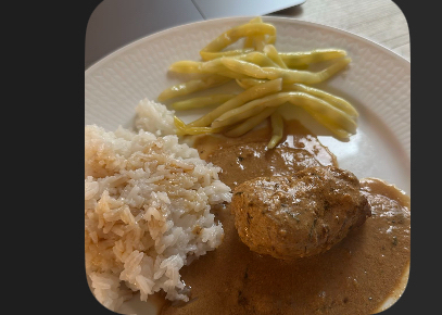 Kyckling med ris och bönor