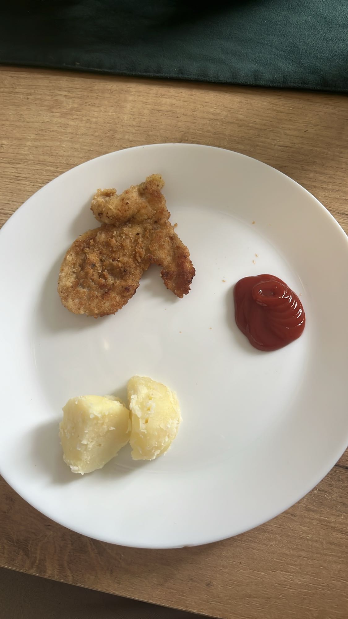 Kotlet z ziemniakami