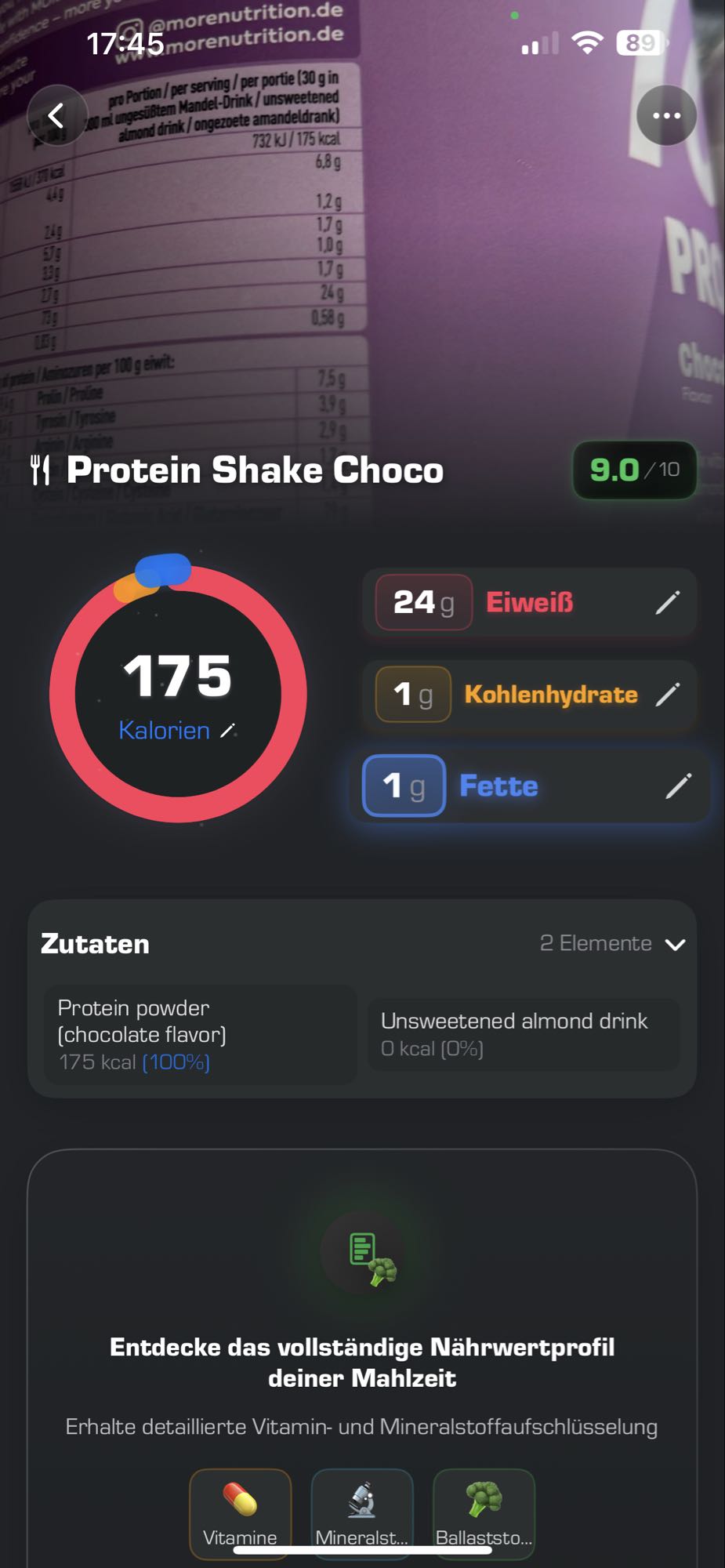 Protein Shake Choco