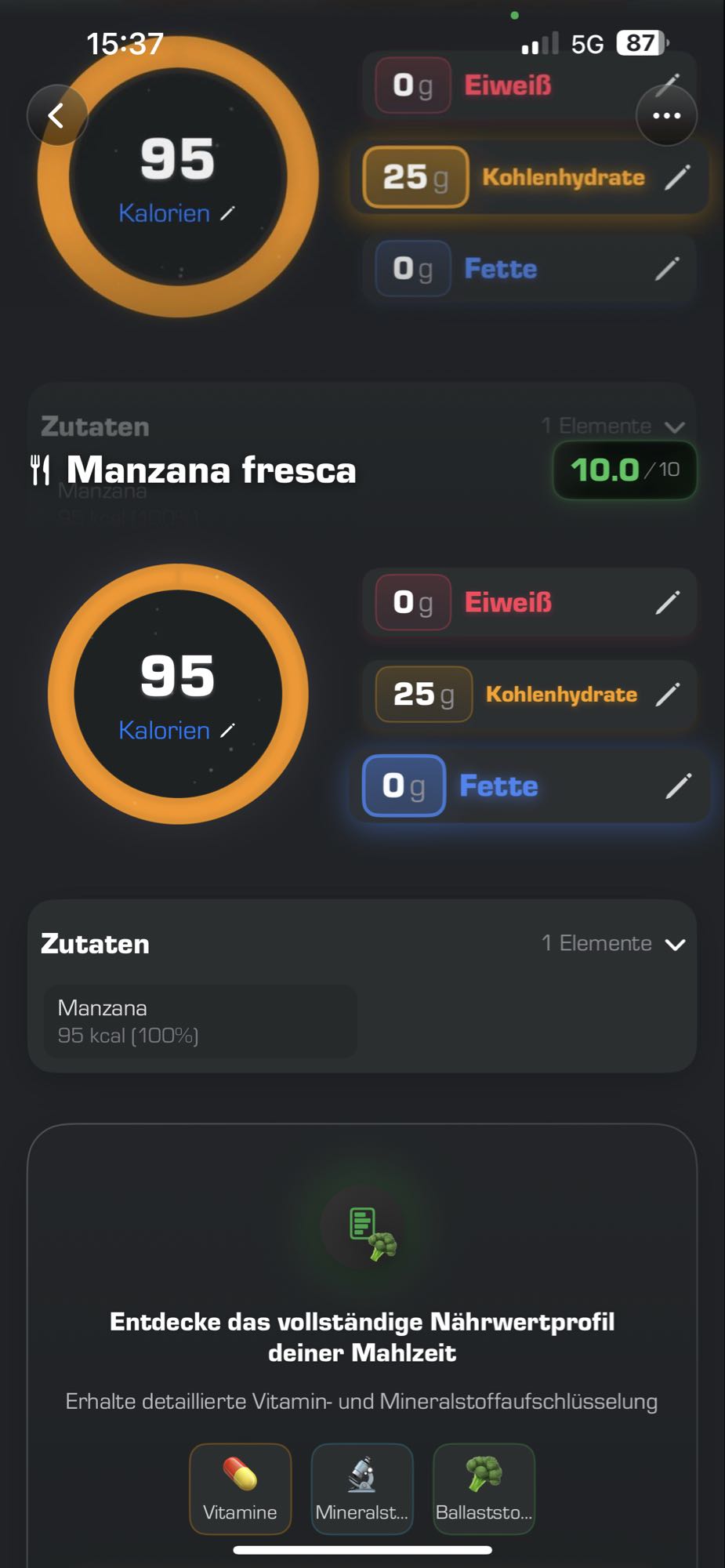 Manzana fresca