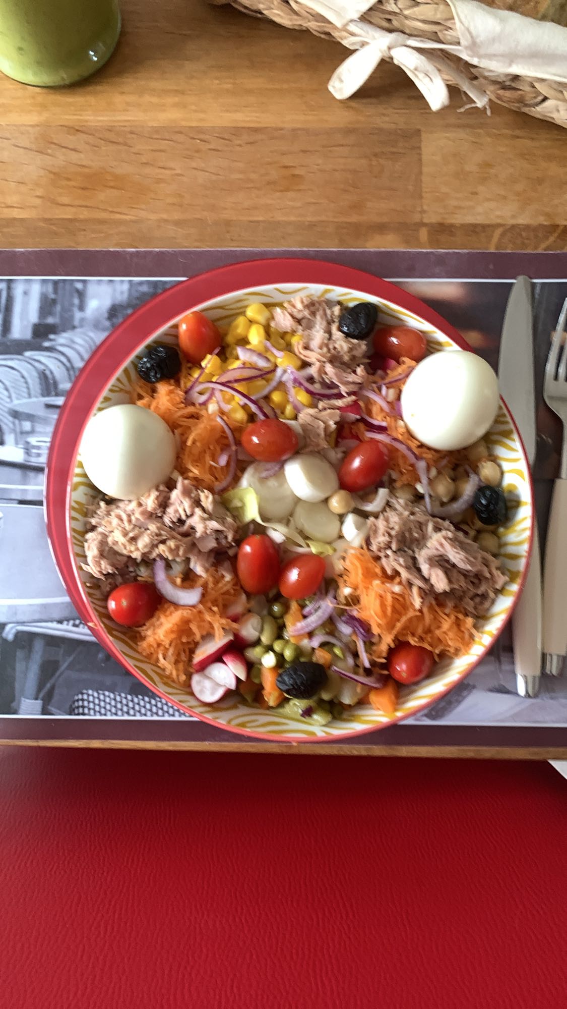 Salade composée santé