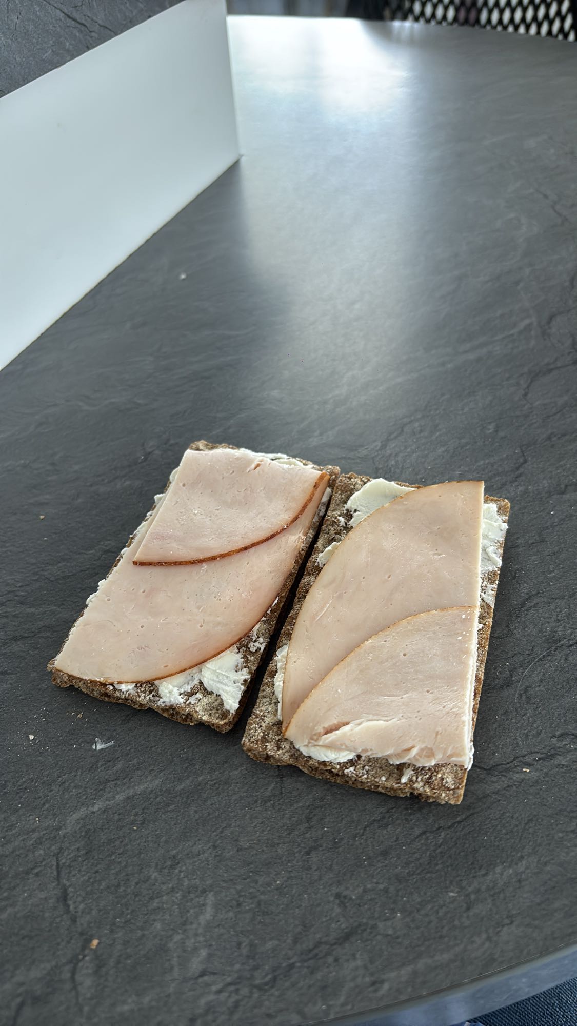 Tartines dinde fromage