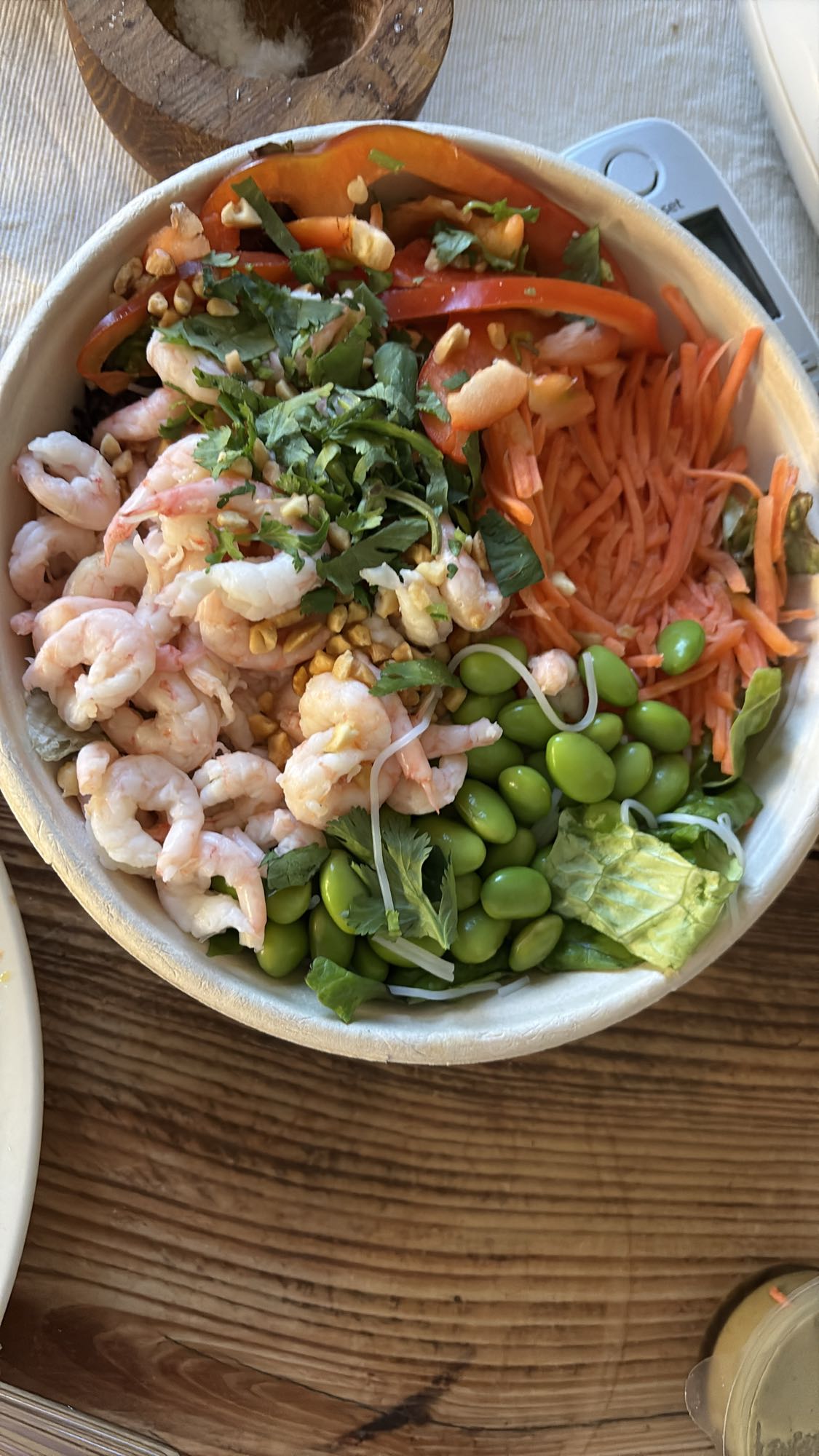 Räkbowl med grönsaker