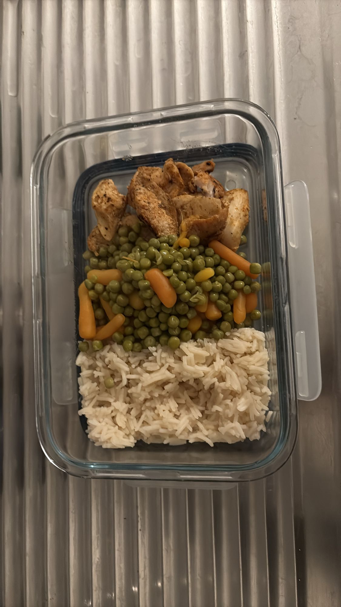 Poulet riz légumes