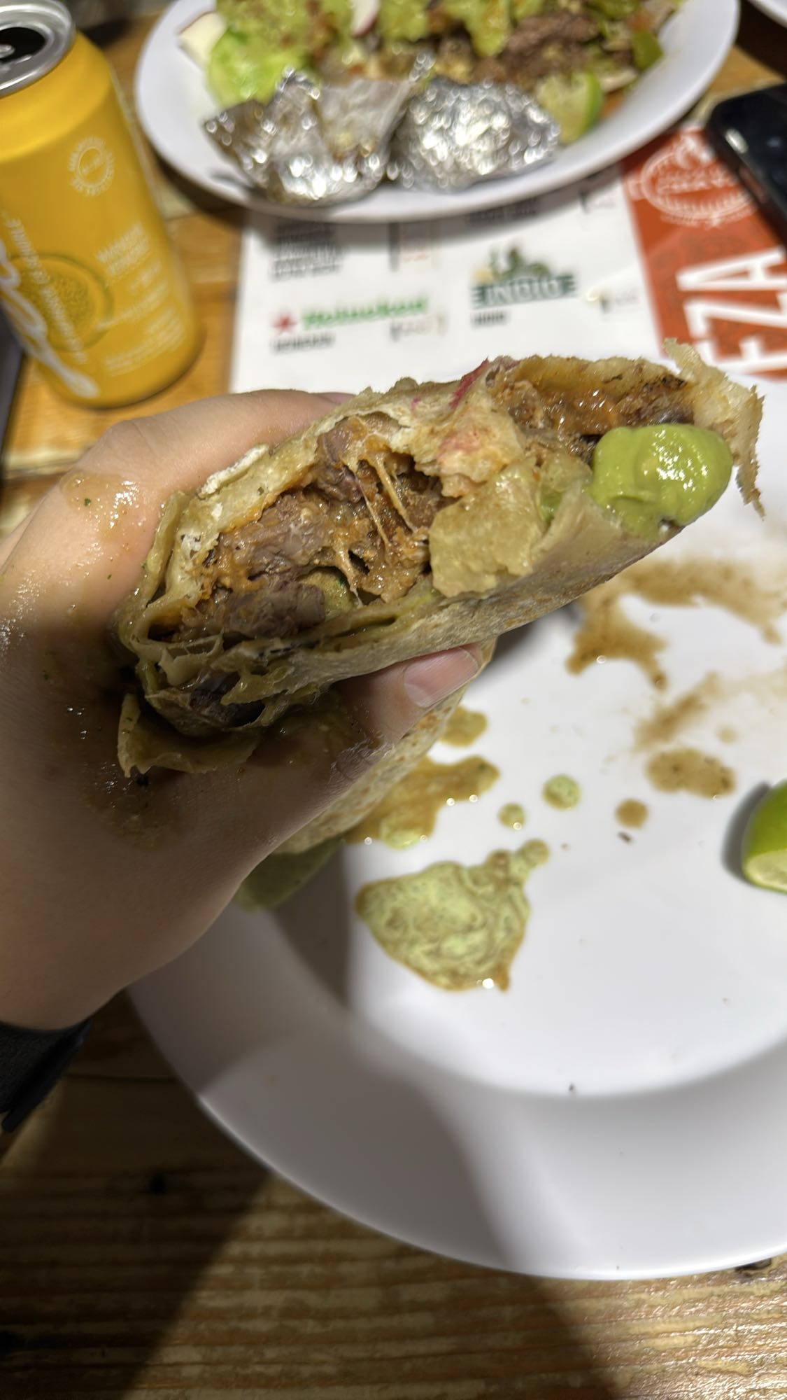 Burrito de carne
