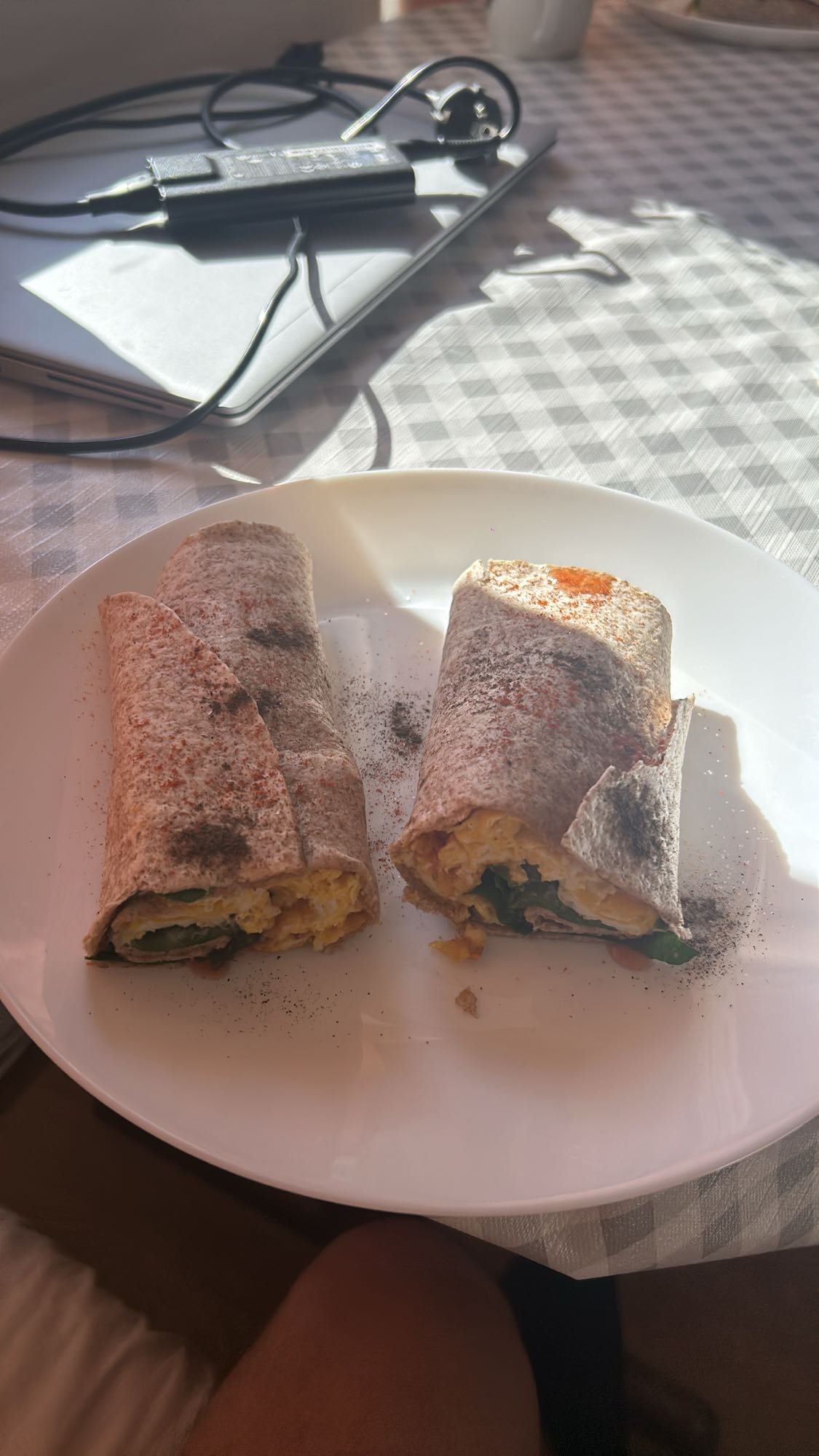 Egg Veggie Wrap