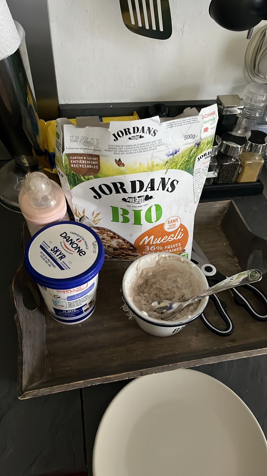 Skyr et muesli bio