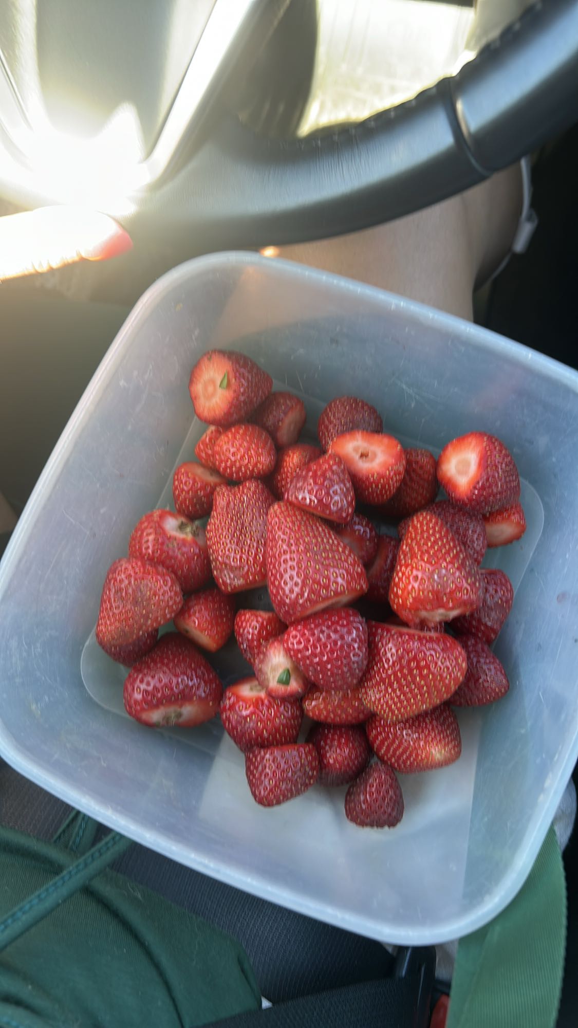 Truskawki w pudełku