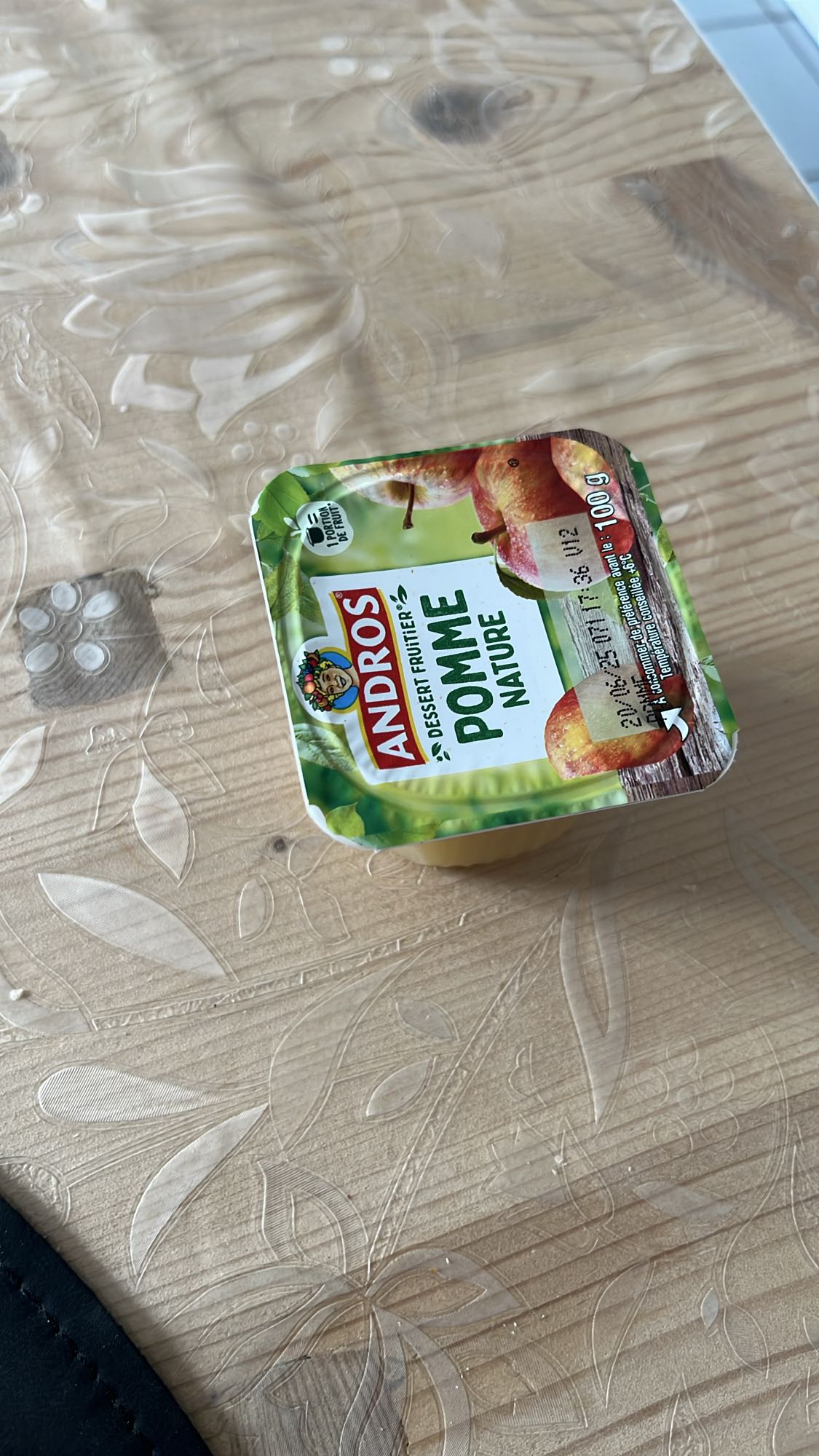 Compote pomme nature