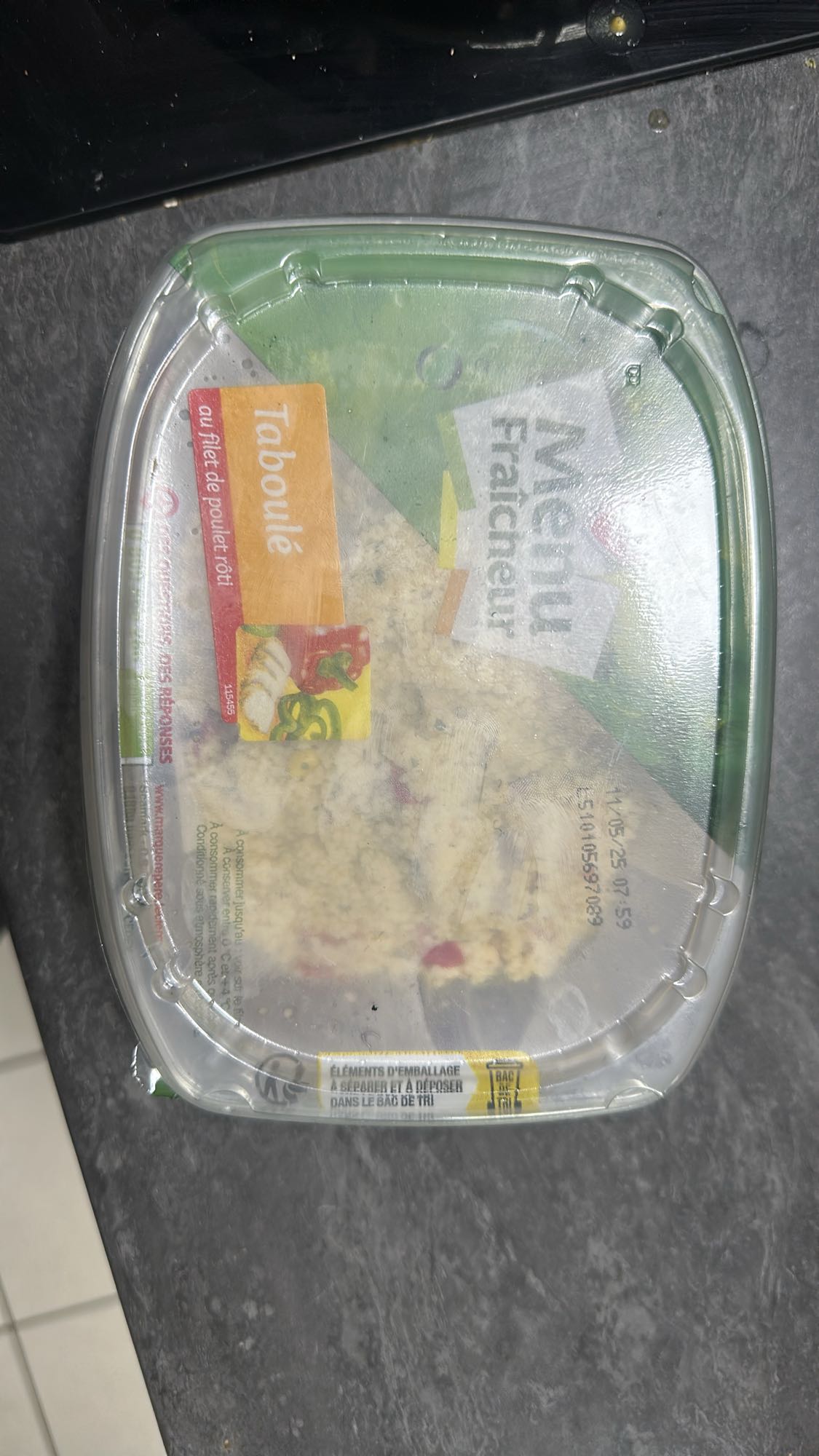 Taboulé au poulet rôti