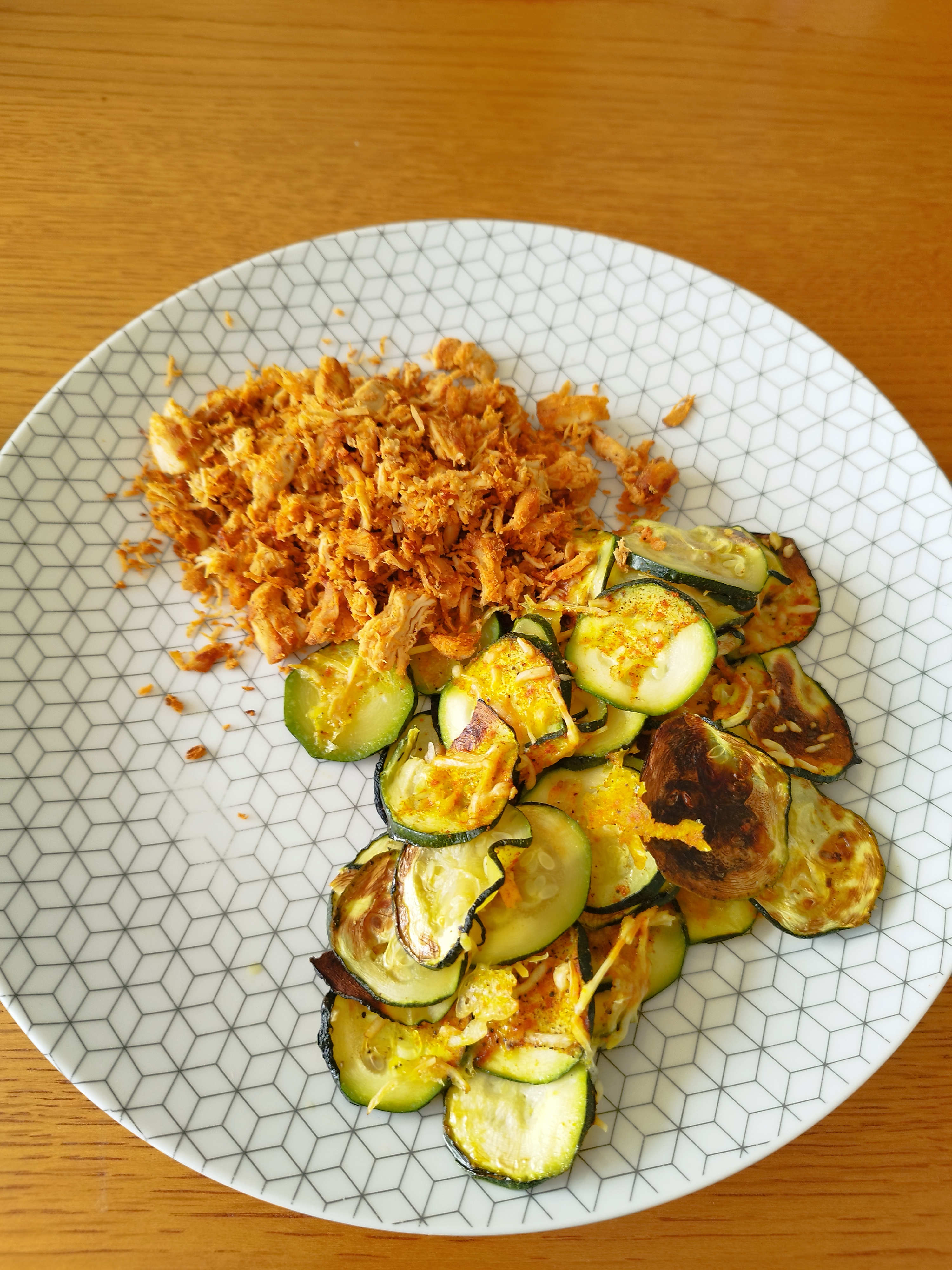 Poulet et courgettes