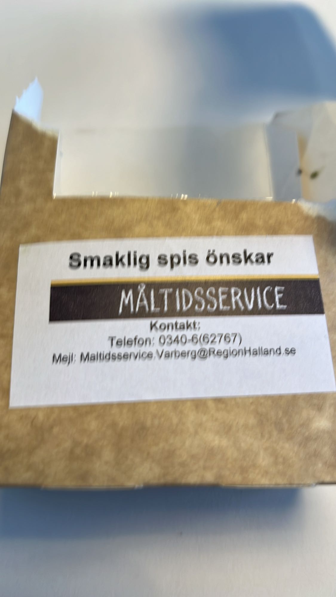 Okänd måltid