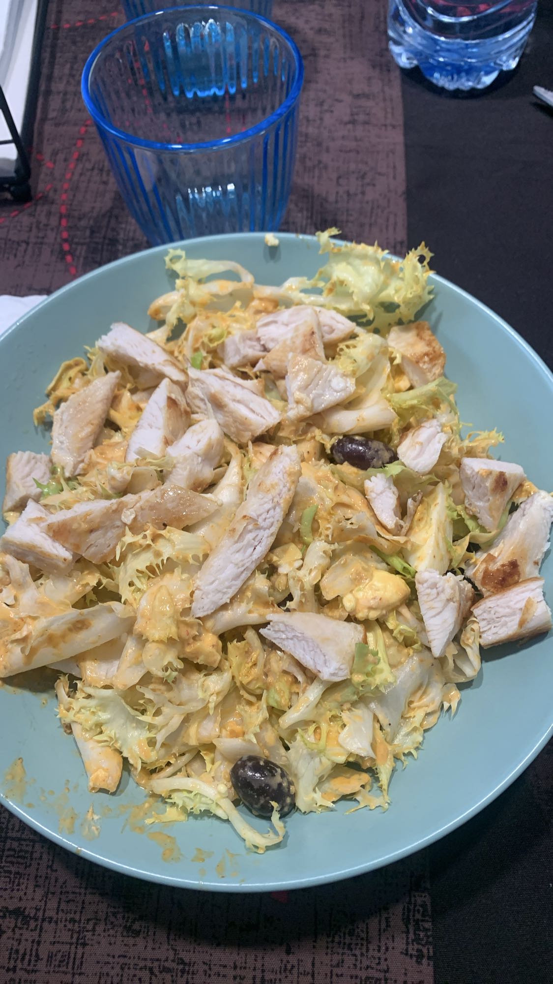 Ensalada con pollo