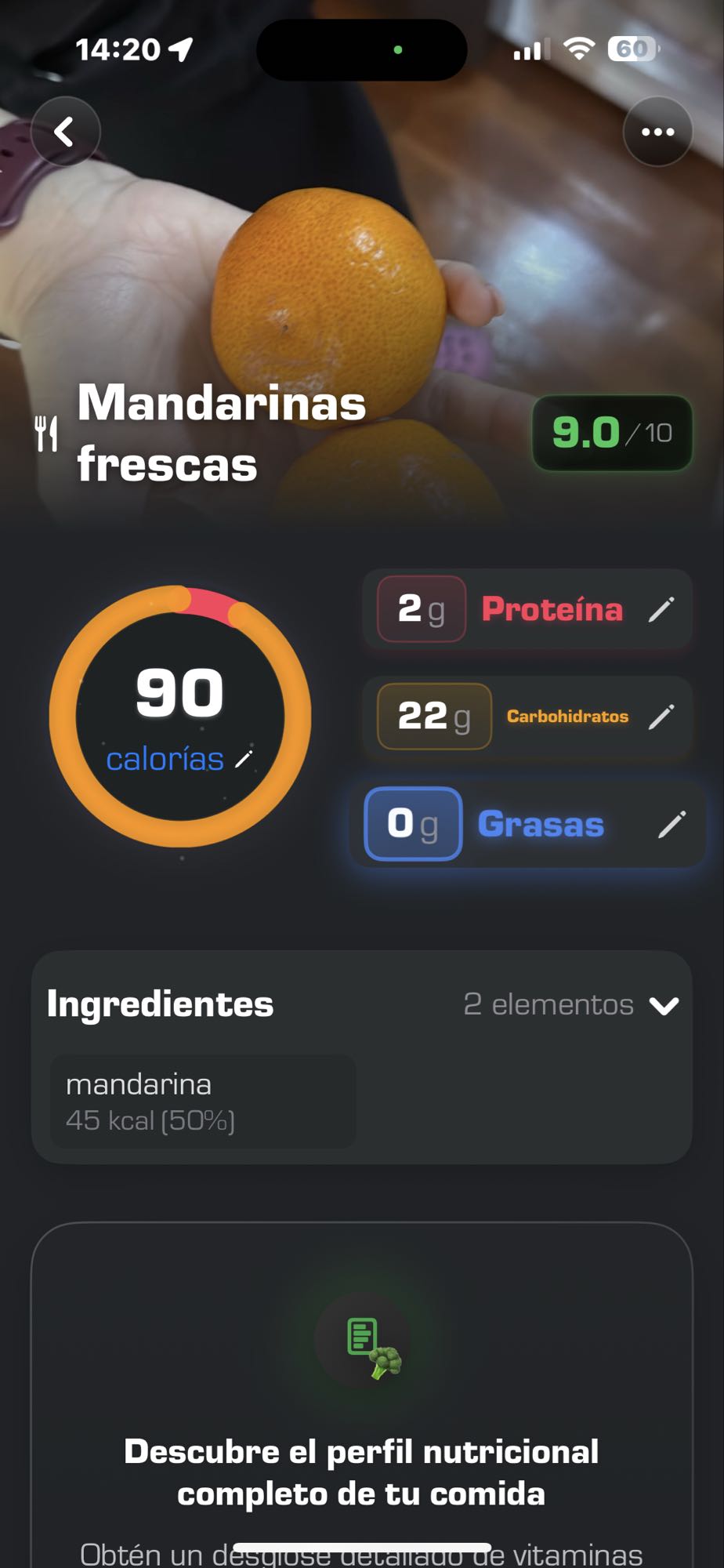 Mandarinas frescas
