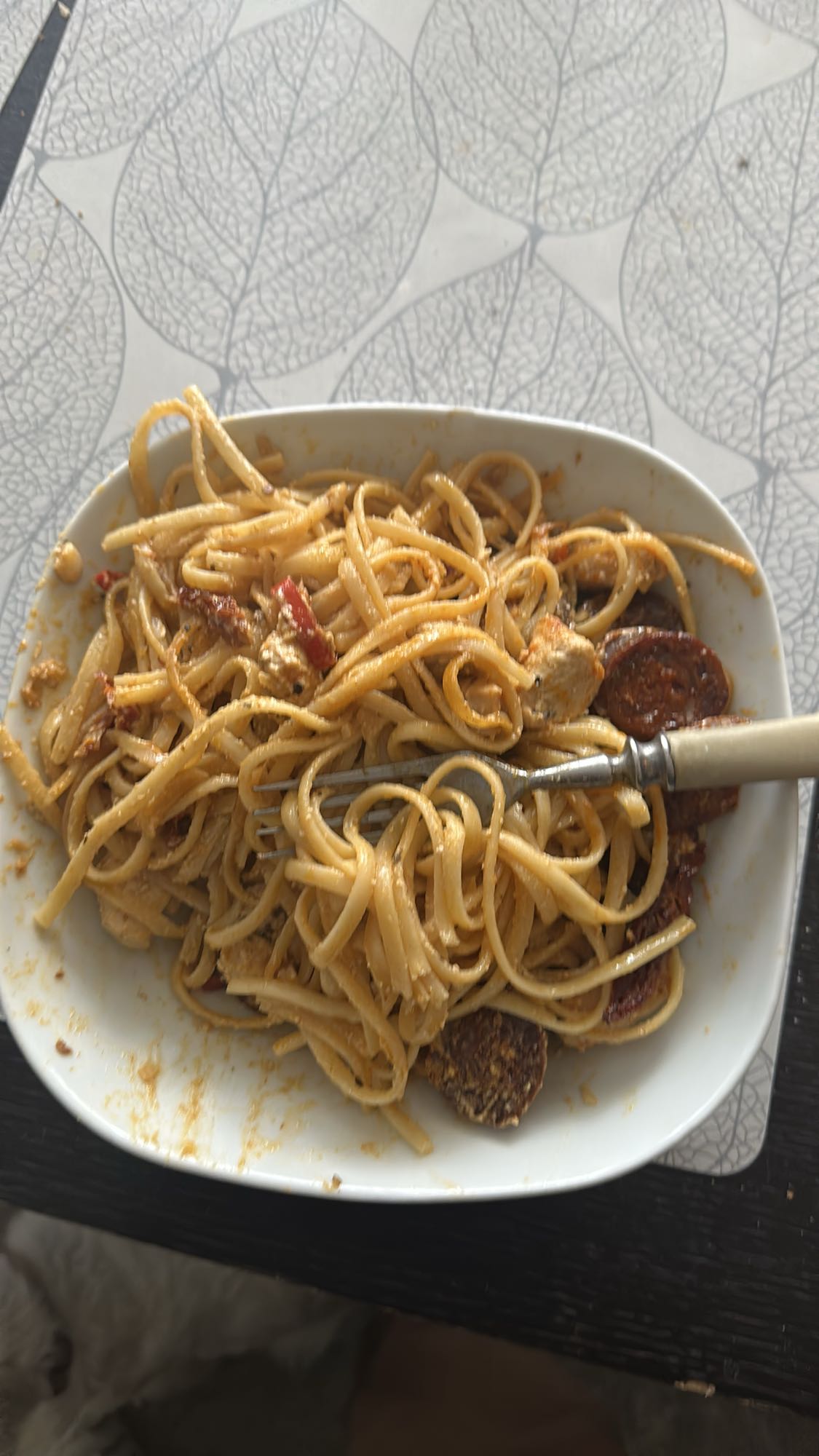 Makaron z kurczakiem