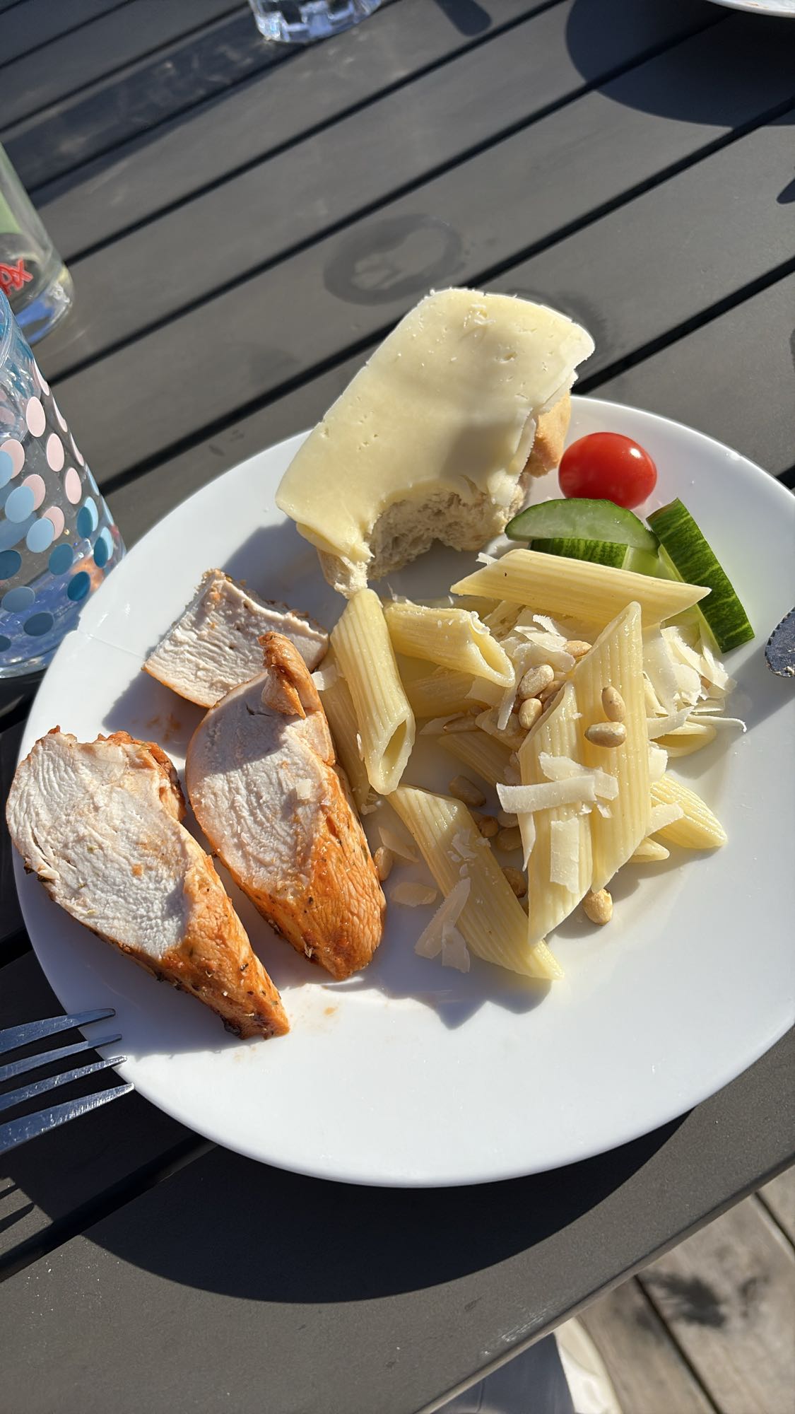 Kyckling med pasta