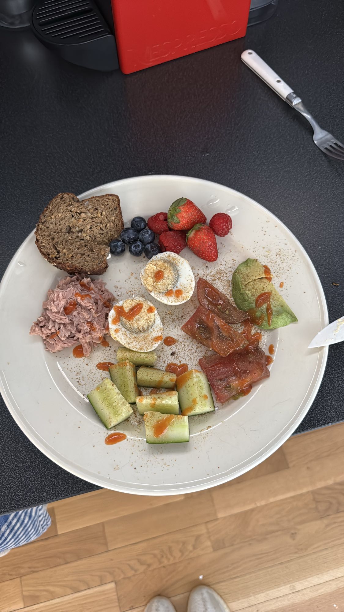 Assiette santé variée