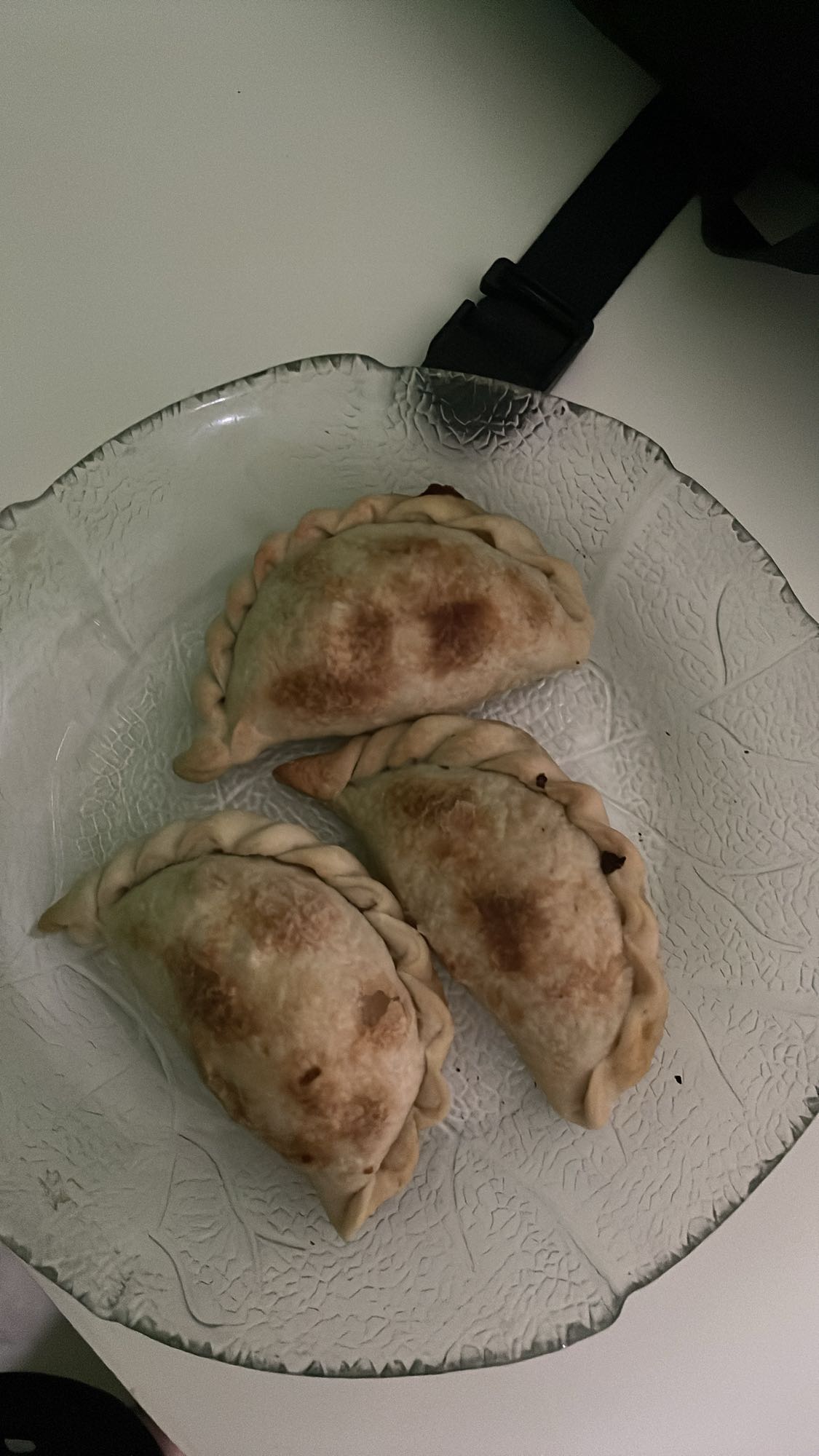 4 empanadas de pollo caseras sin aceite