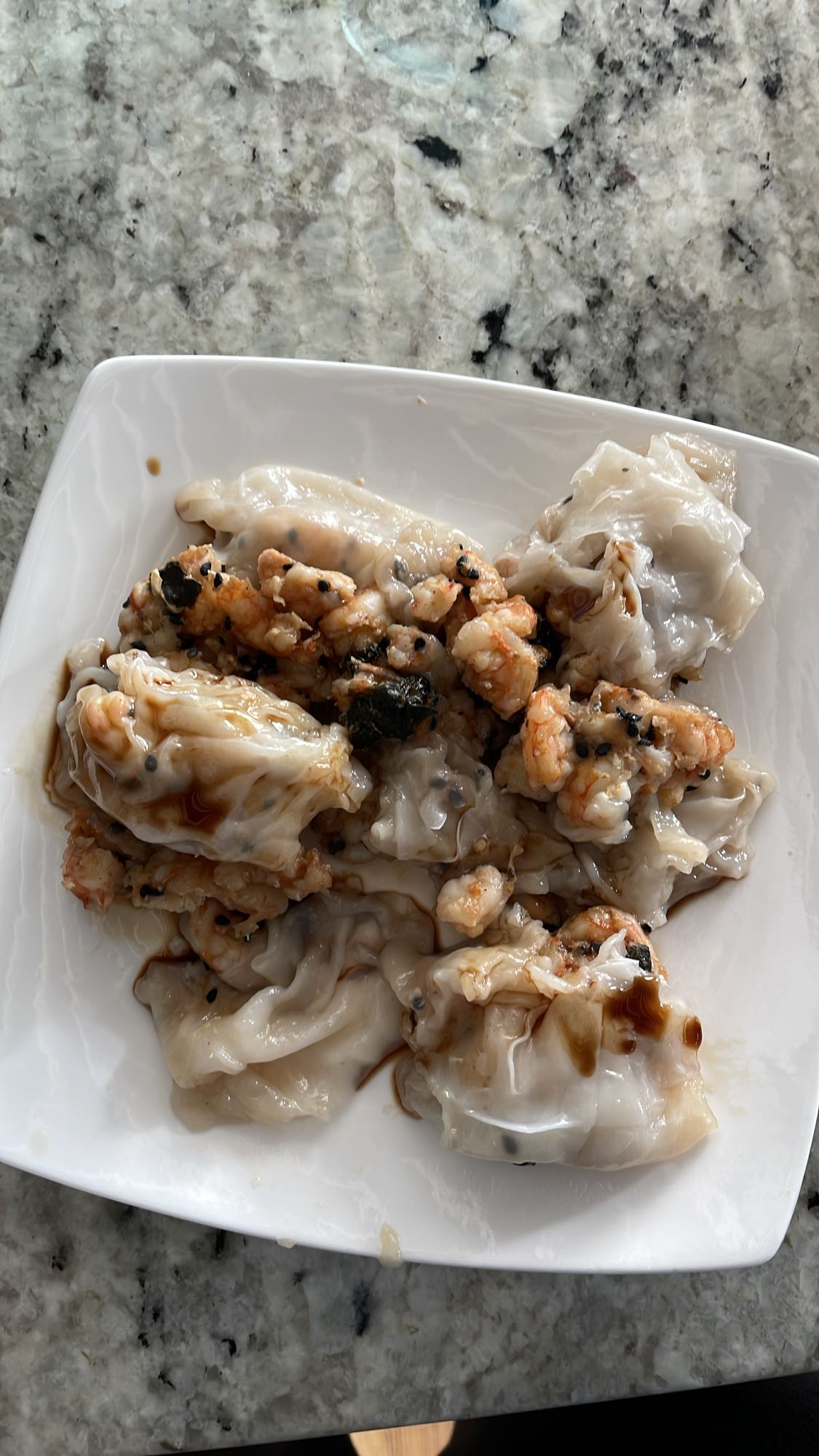 Krewetki z papierem ryżowym