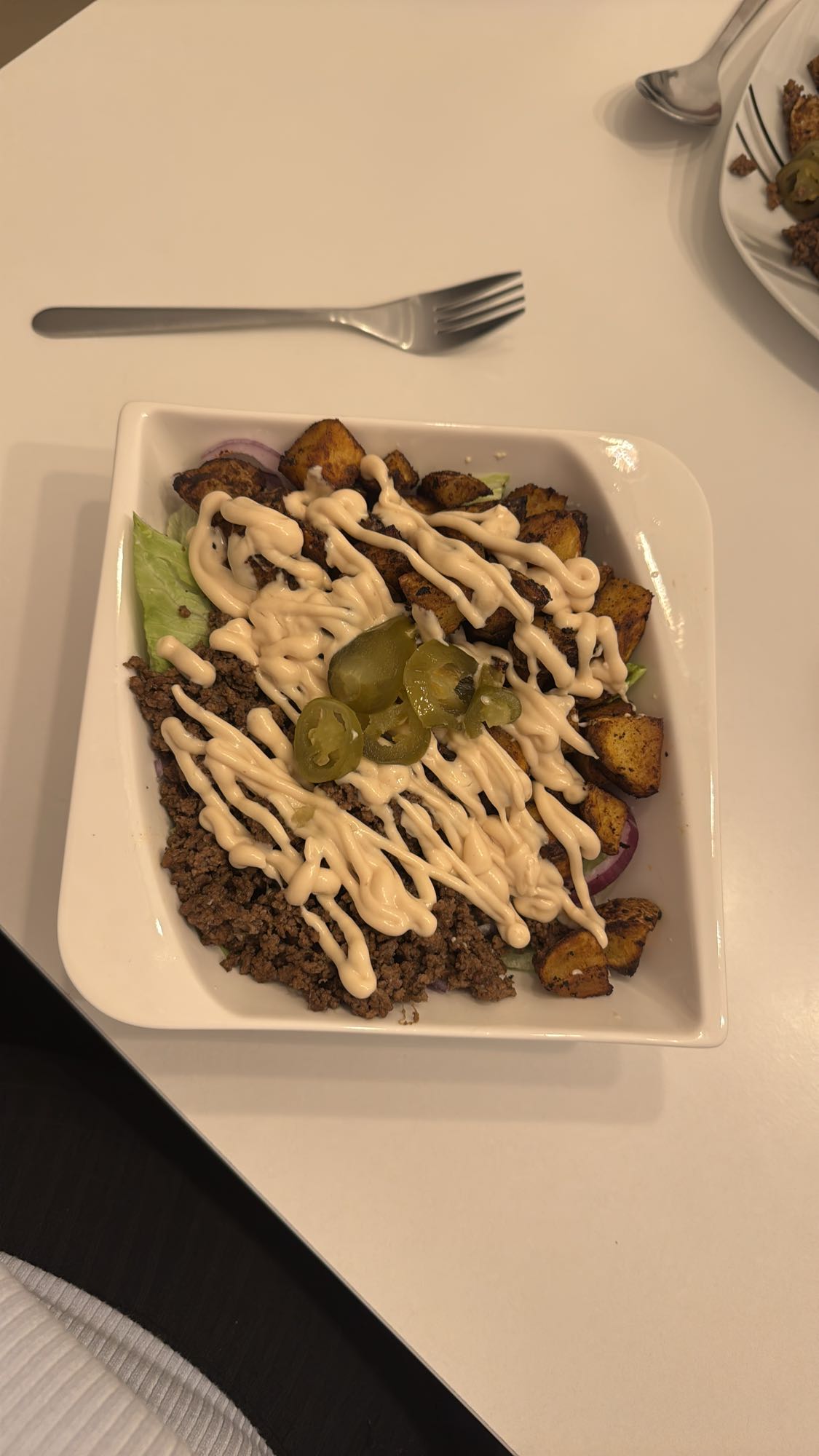 Rindfleisch-Kartoffel-Schüssel