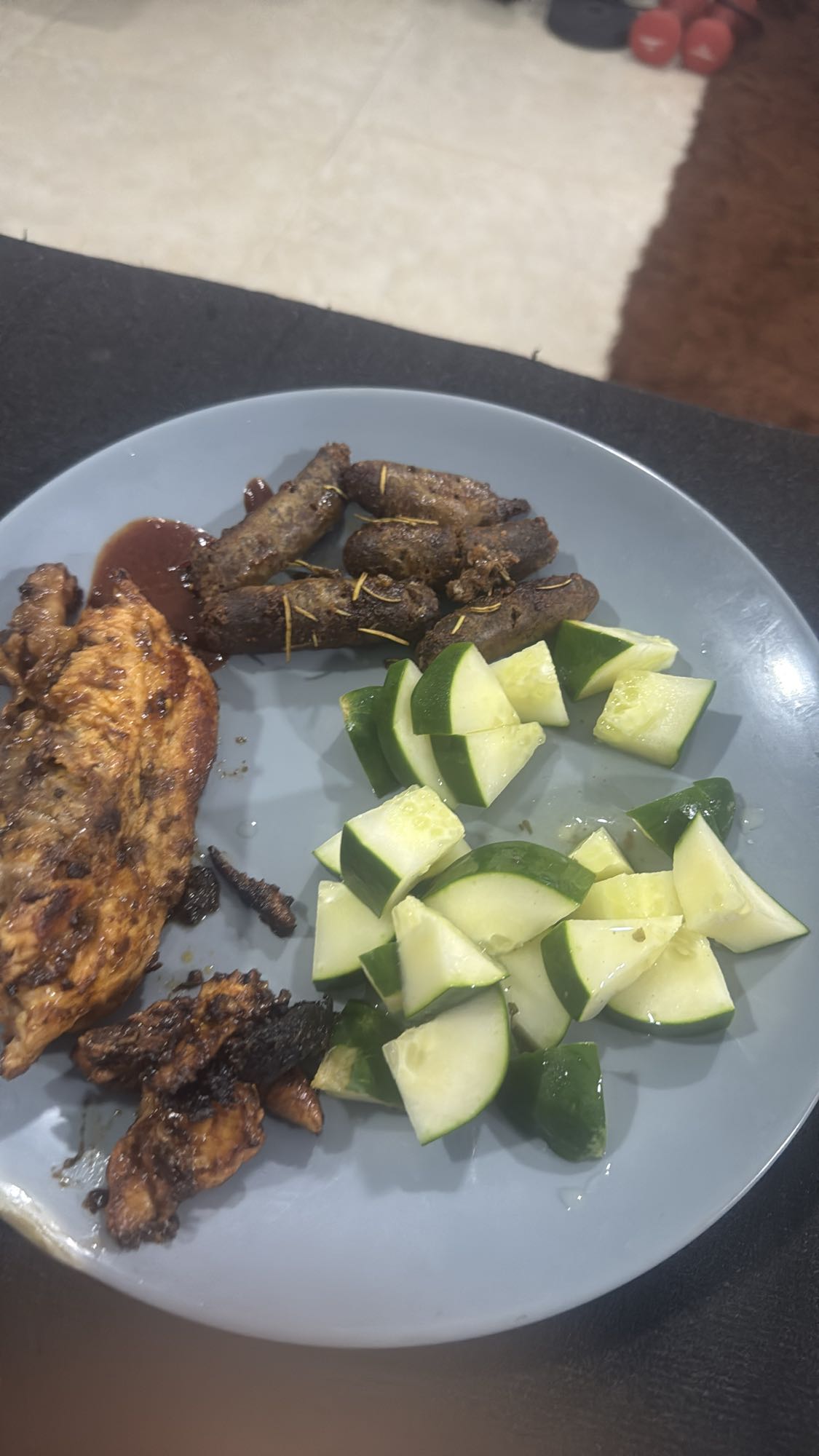 Grilled Chicken & Sausages