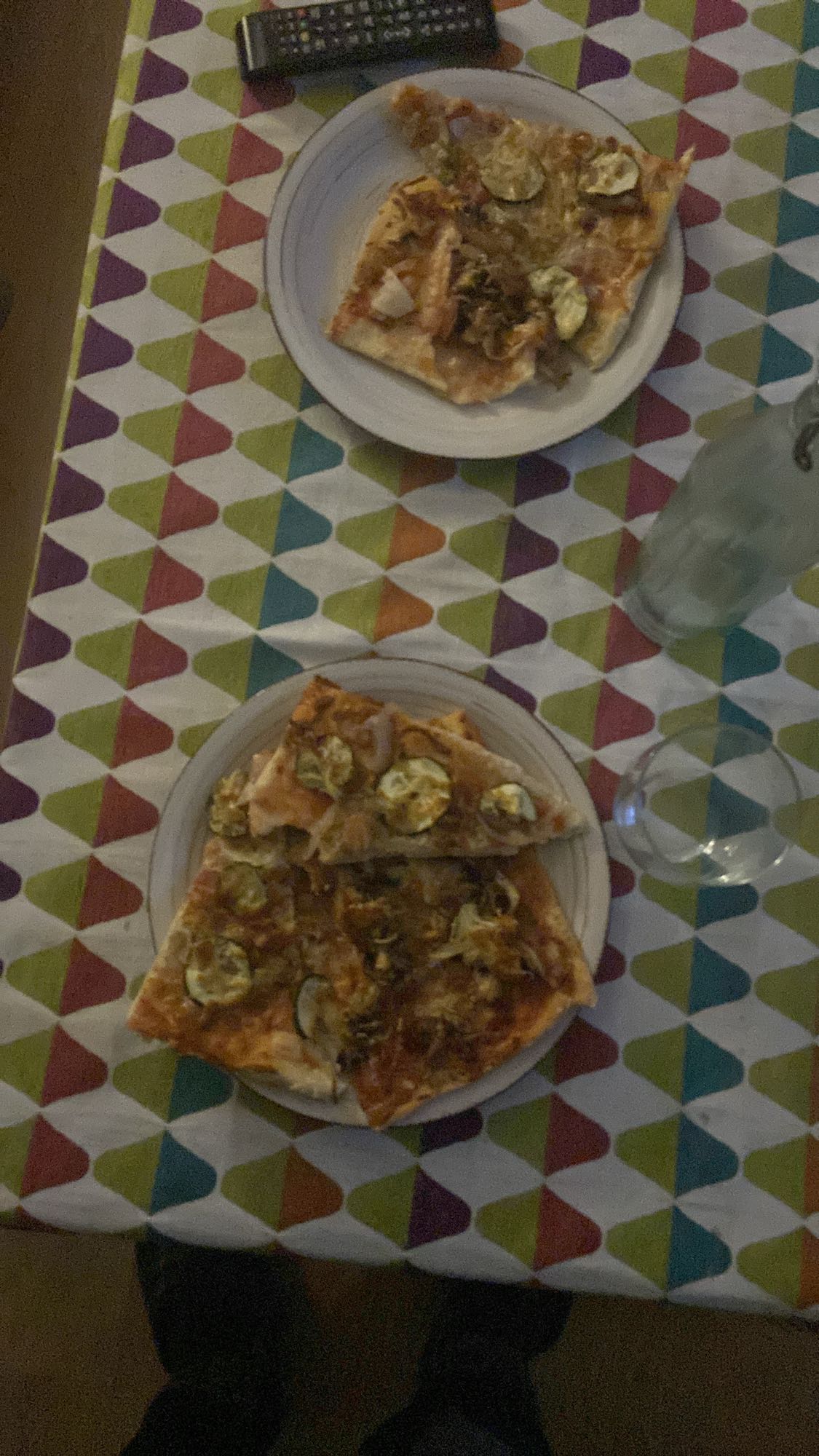 Pizza con vegetales